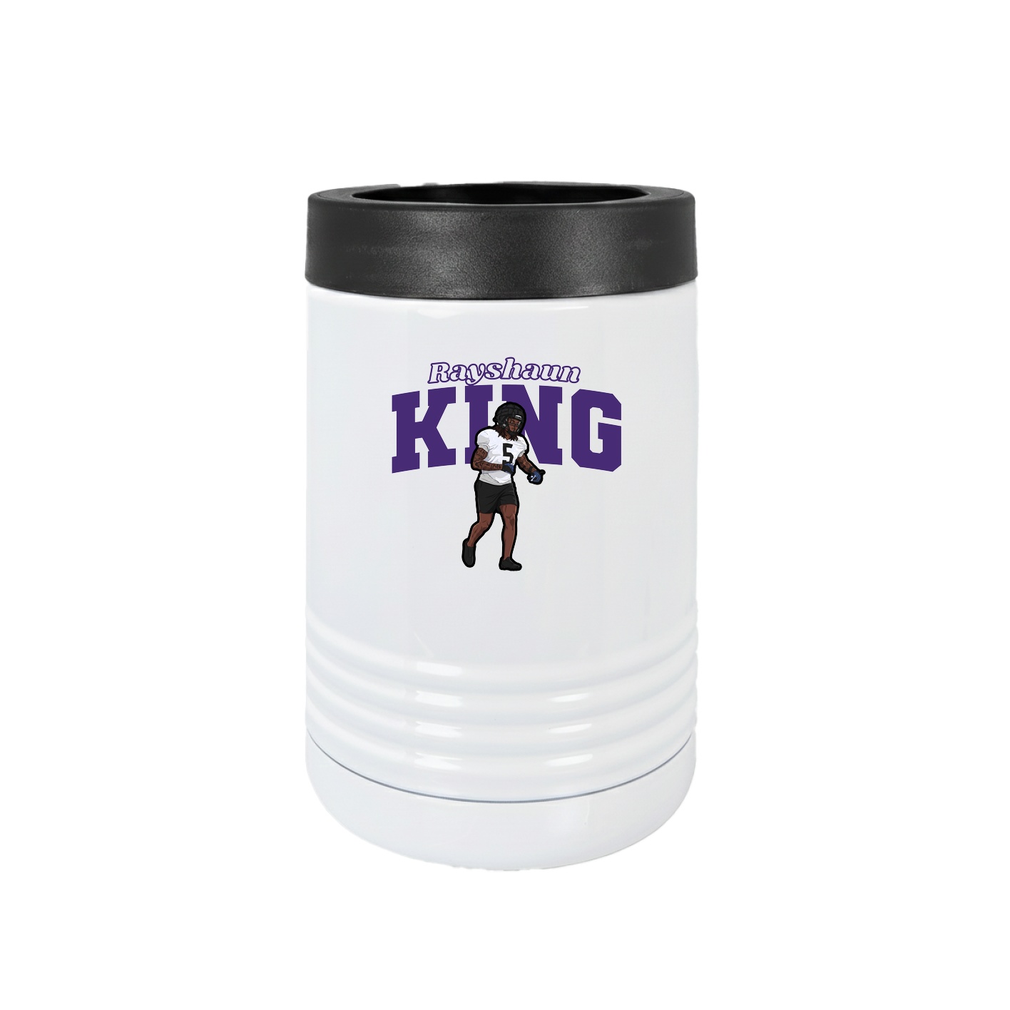 Beverage Holder — Name Arch in White