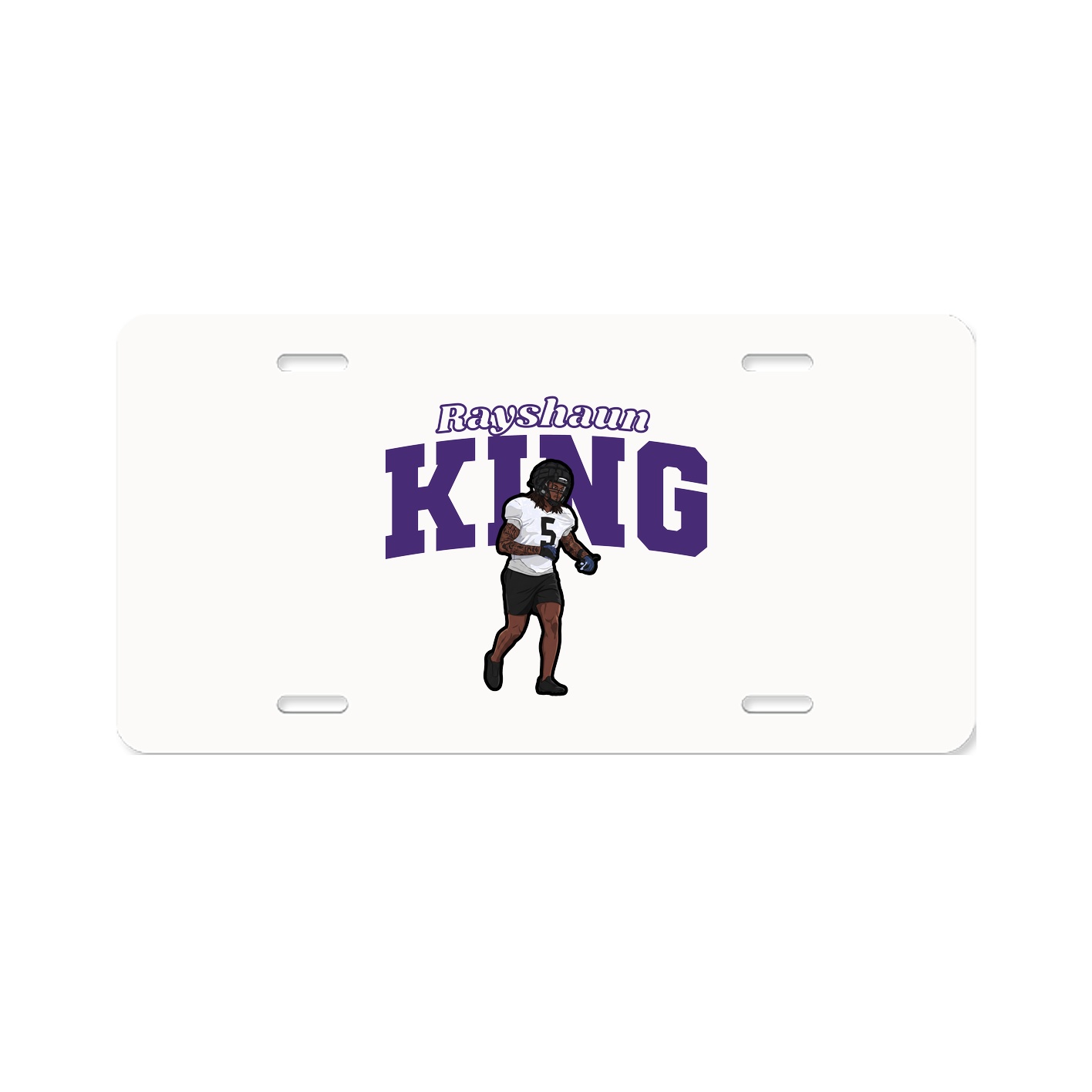 License Plate — Name Arch in Classic