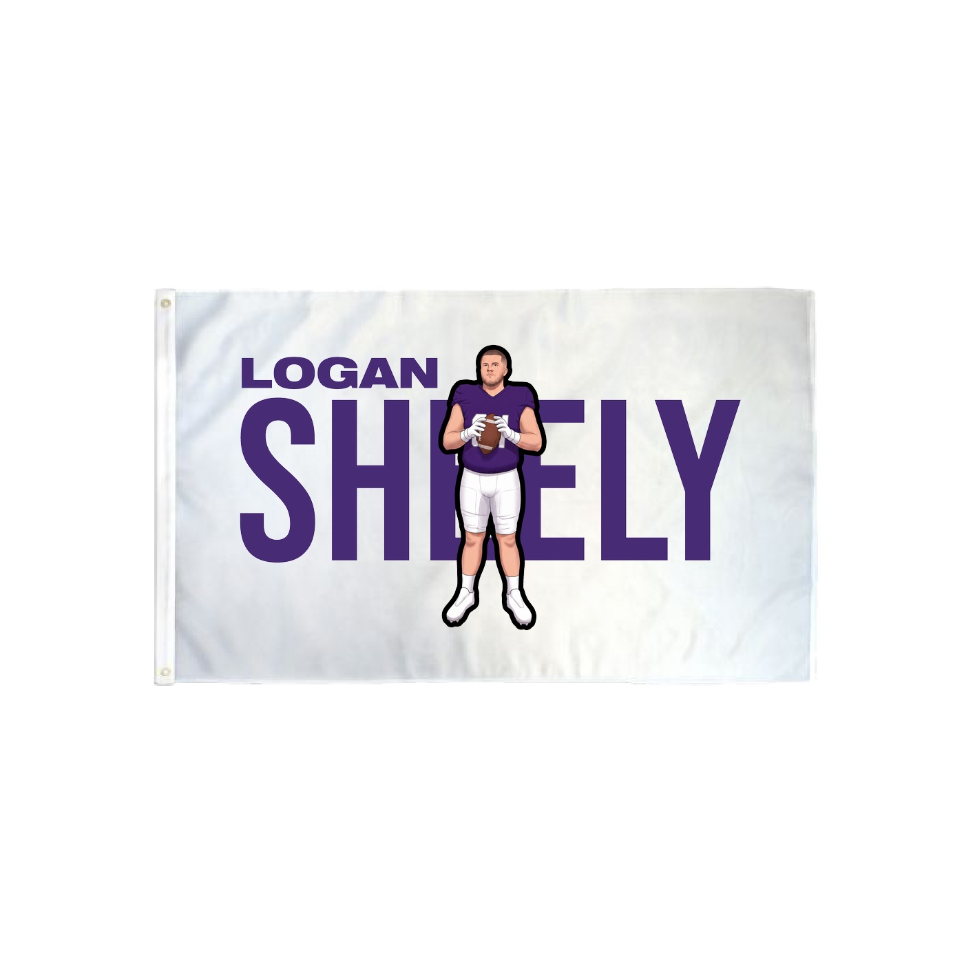 3x5 Flag — Player Name in Classic
