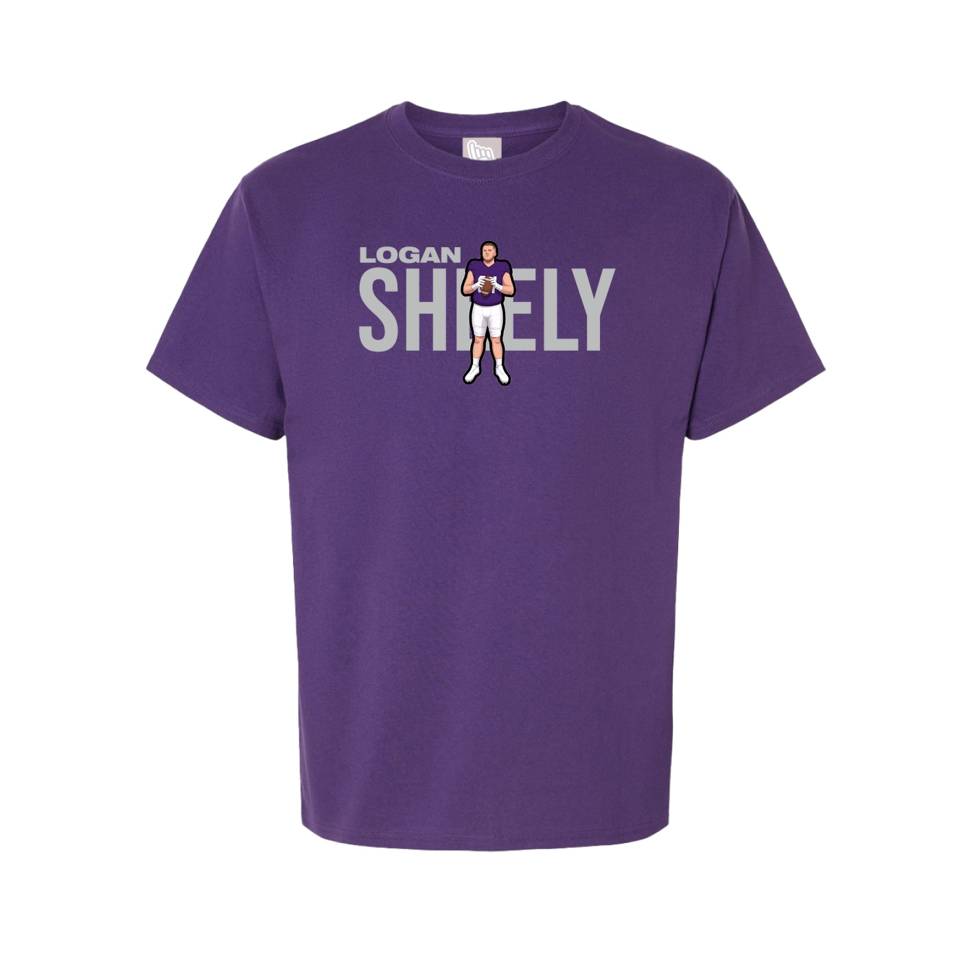 Youth Tee — Player Name in Purple