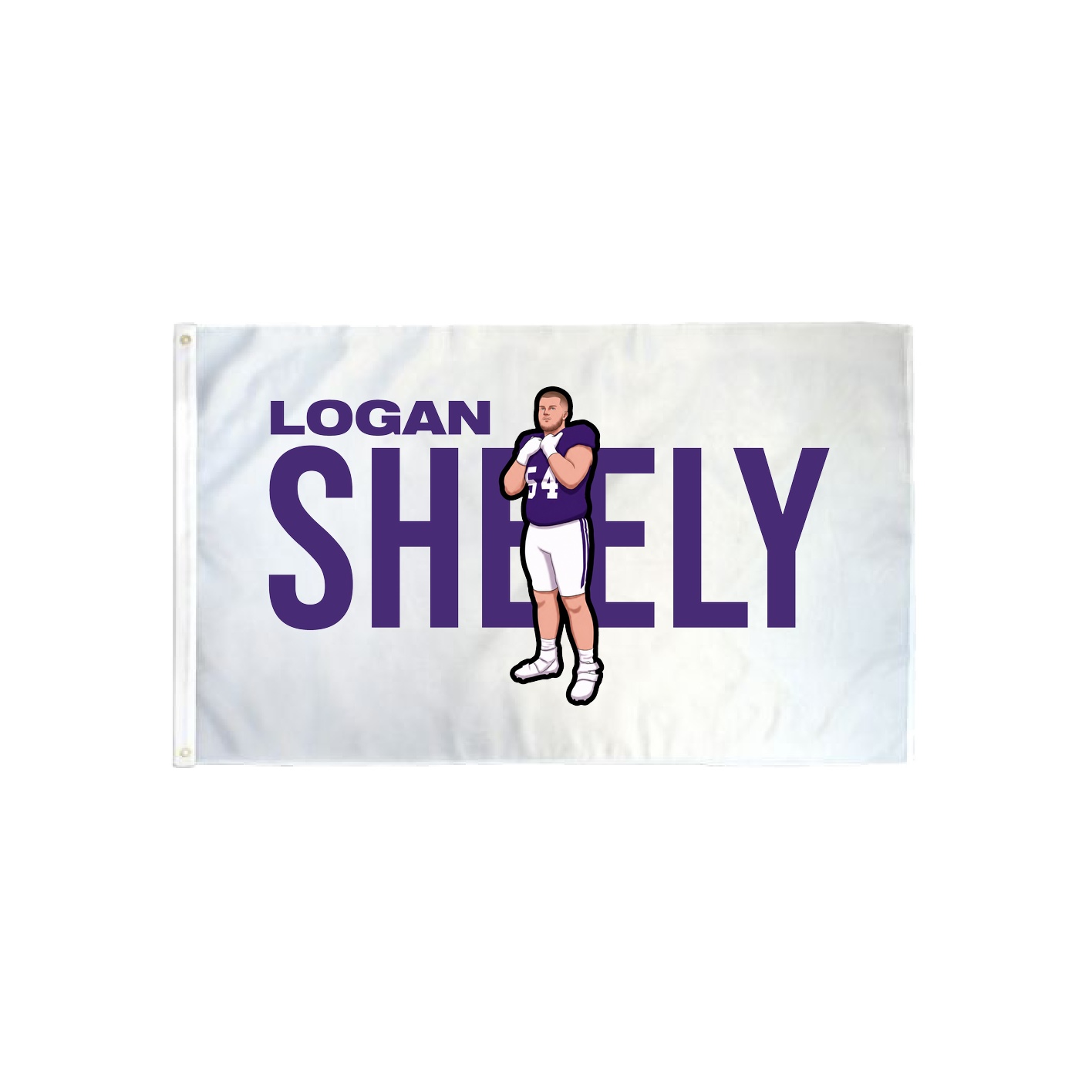 3x5 Flag — Player Name in Classic