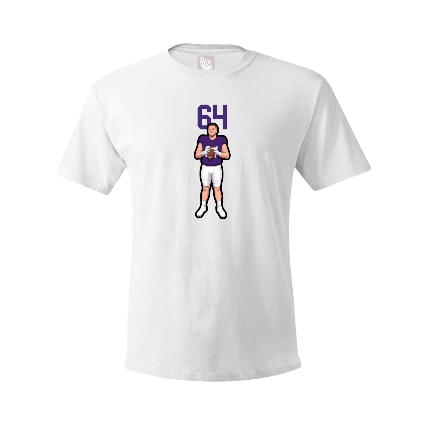 Tee — Number Top in White