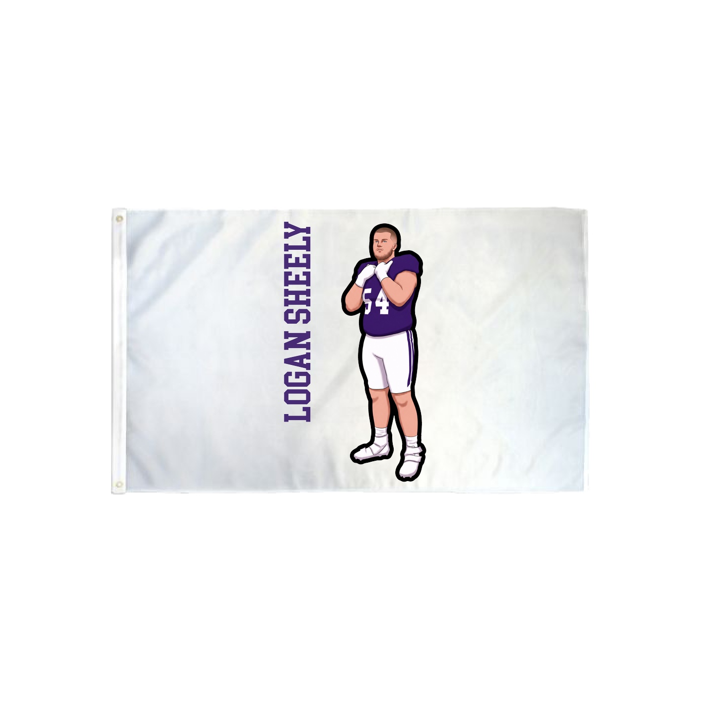 3x5 Flag — Name Vertical in Classic