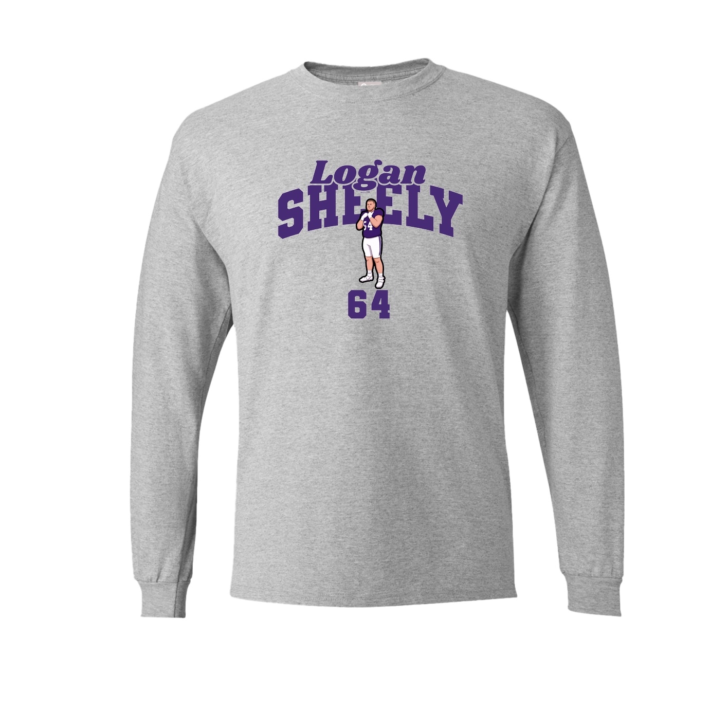 Long Sleeve Tee — Signature Arch in Grey