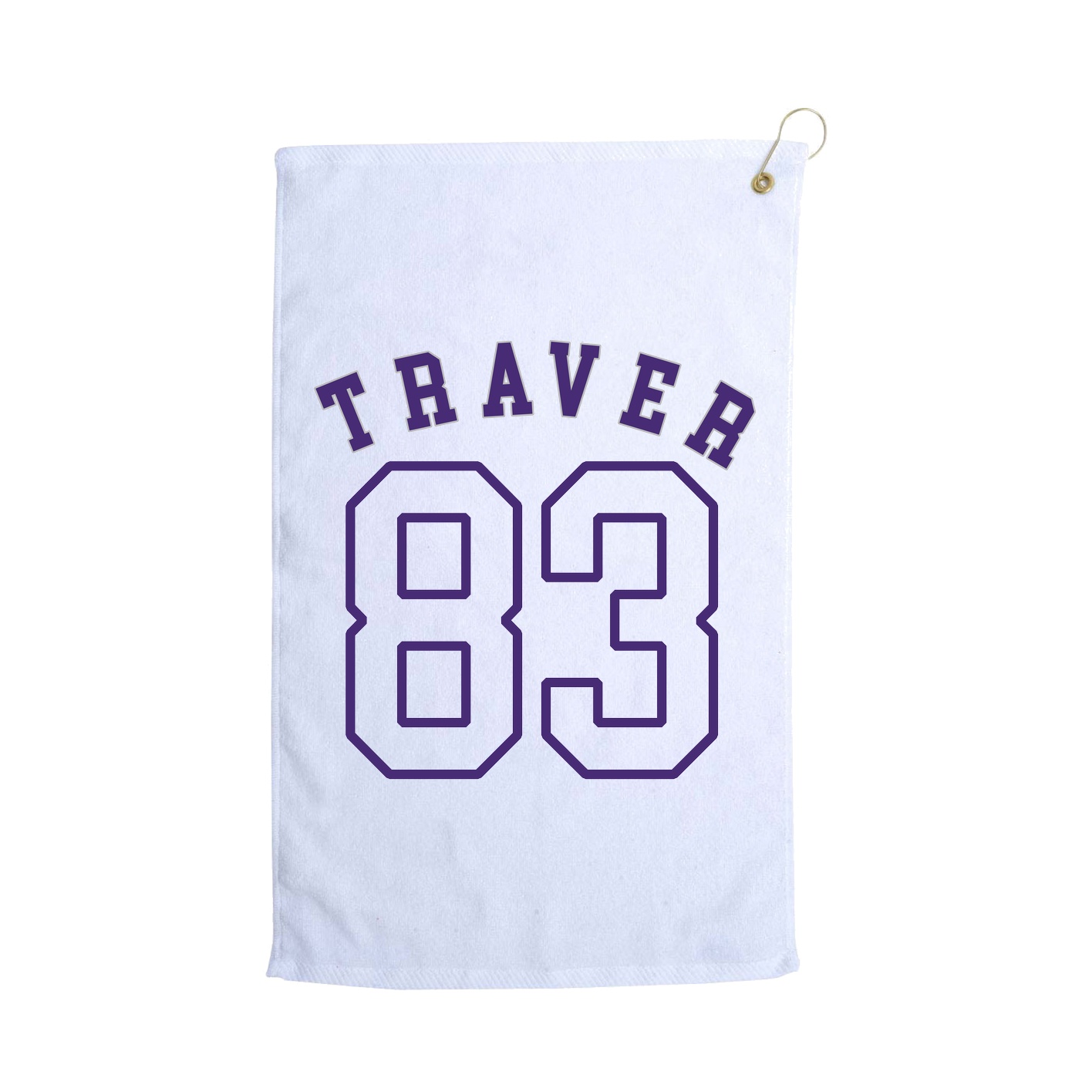 Golf Towel — Shirsey Arch in White