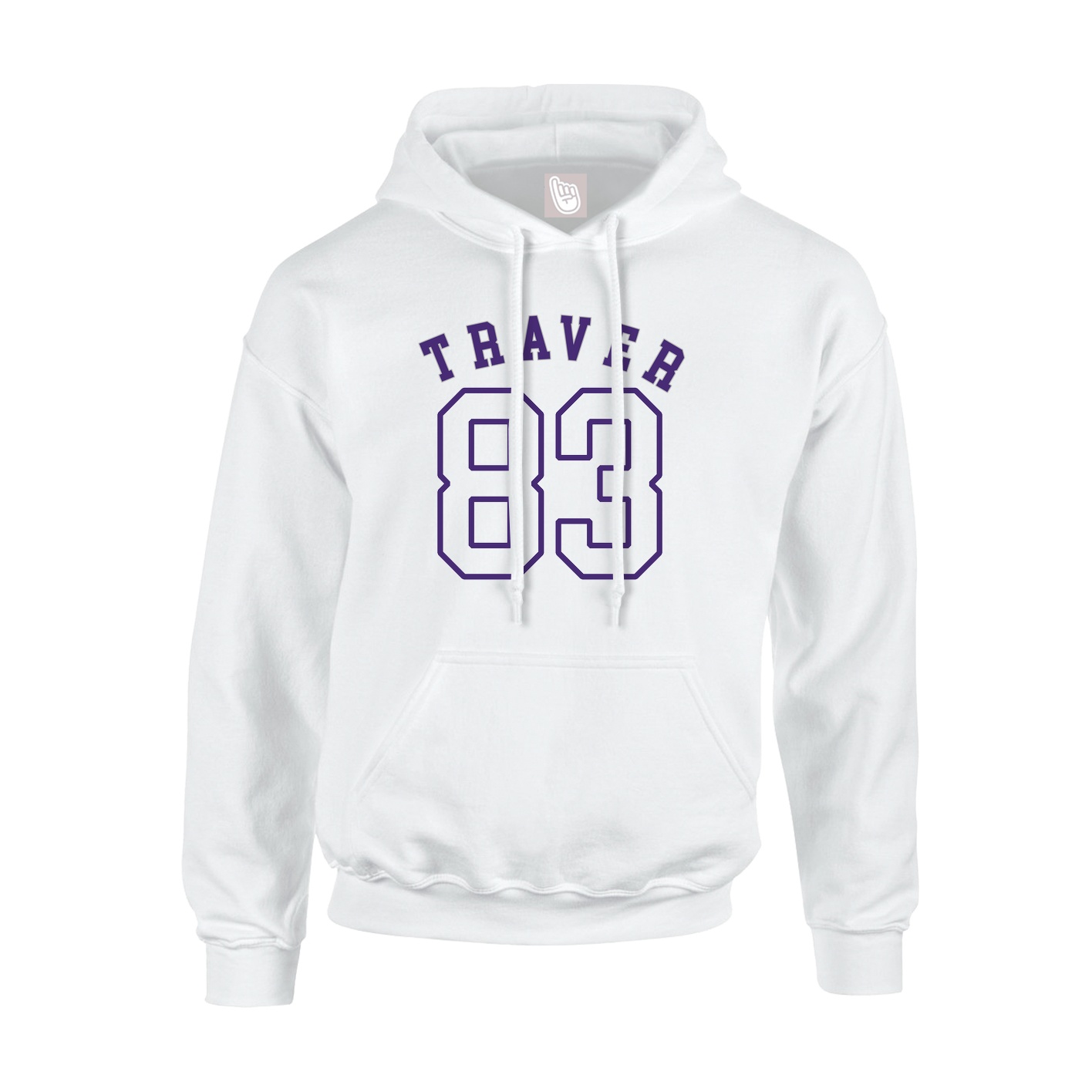 Hoodie — Shirsey Arch in White