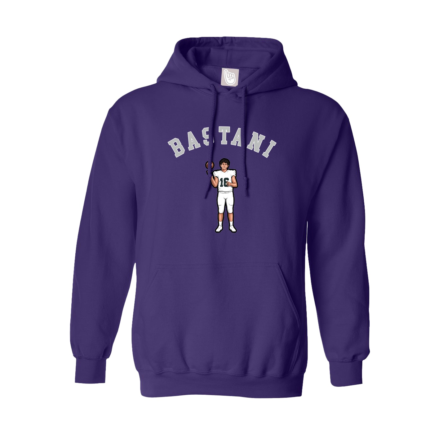 Youth Hoodie — Shirsey Arch in Purple