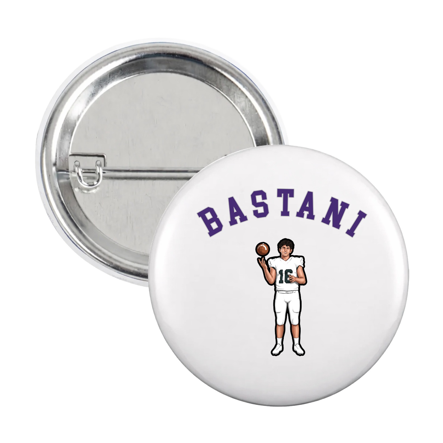 Game Day Button — Shirsey Arch in White