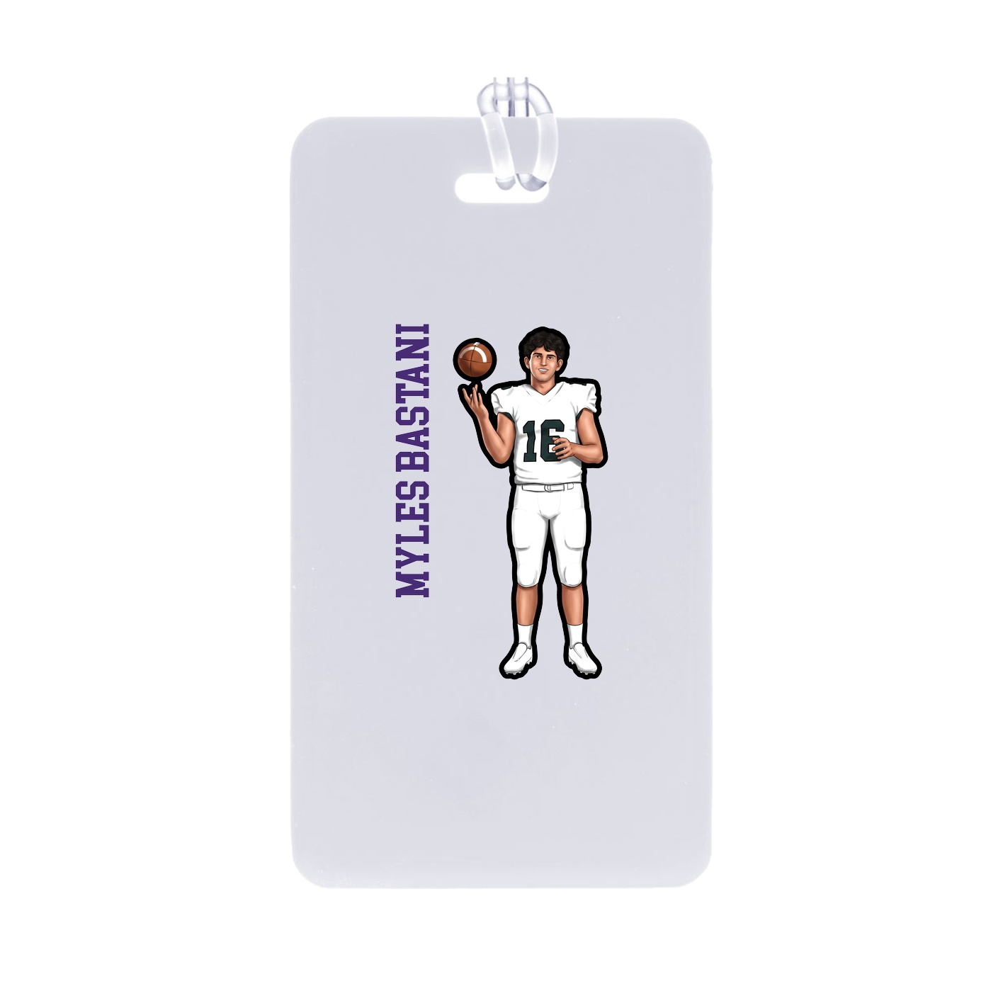 Bag Tag — Name Vertical in Classic