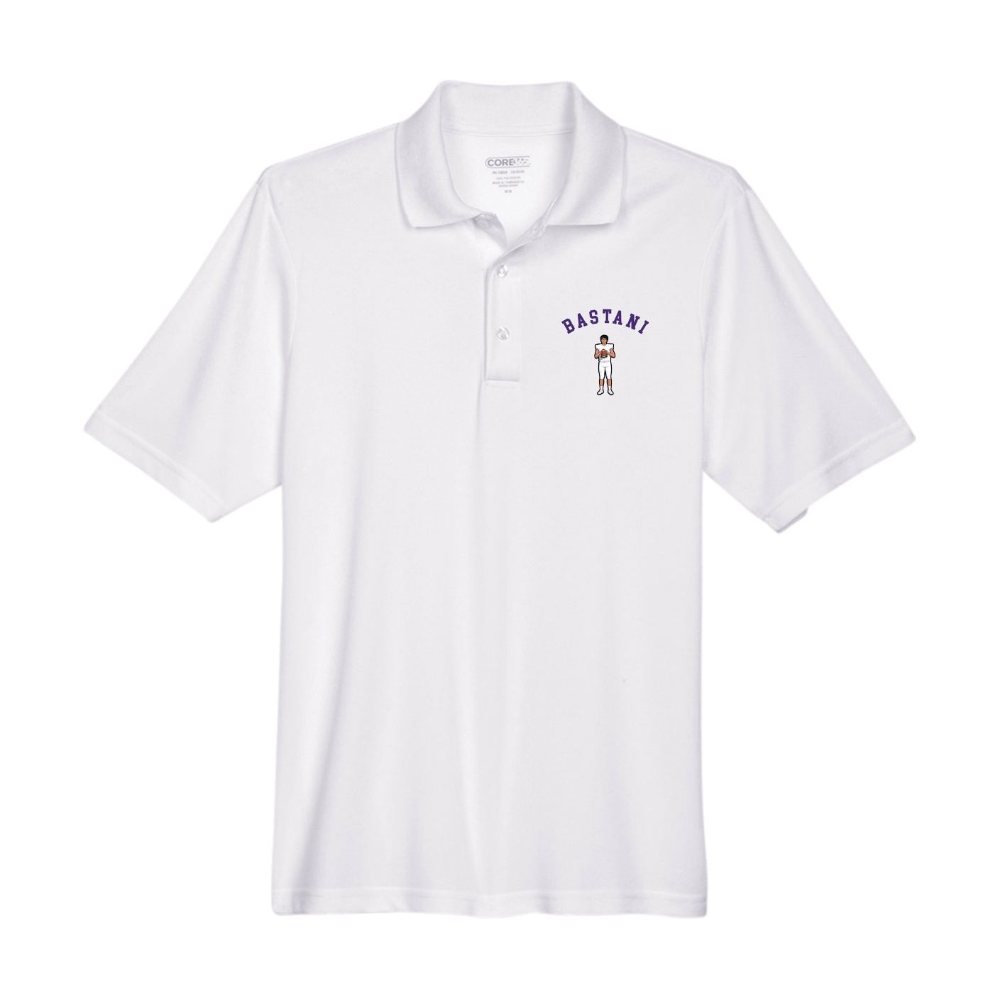 Performance Polo — Shirsey Arch in White