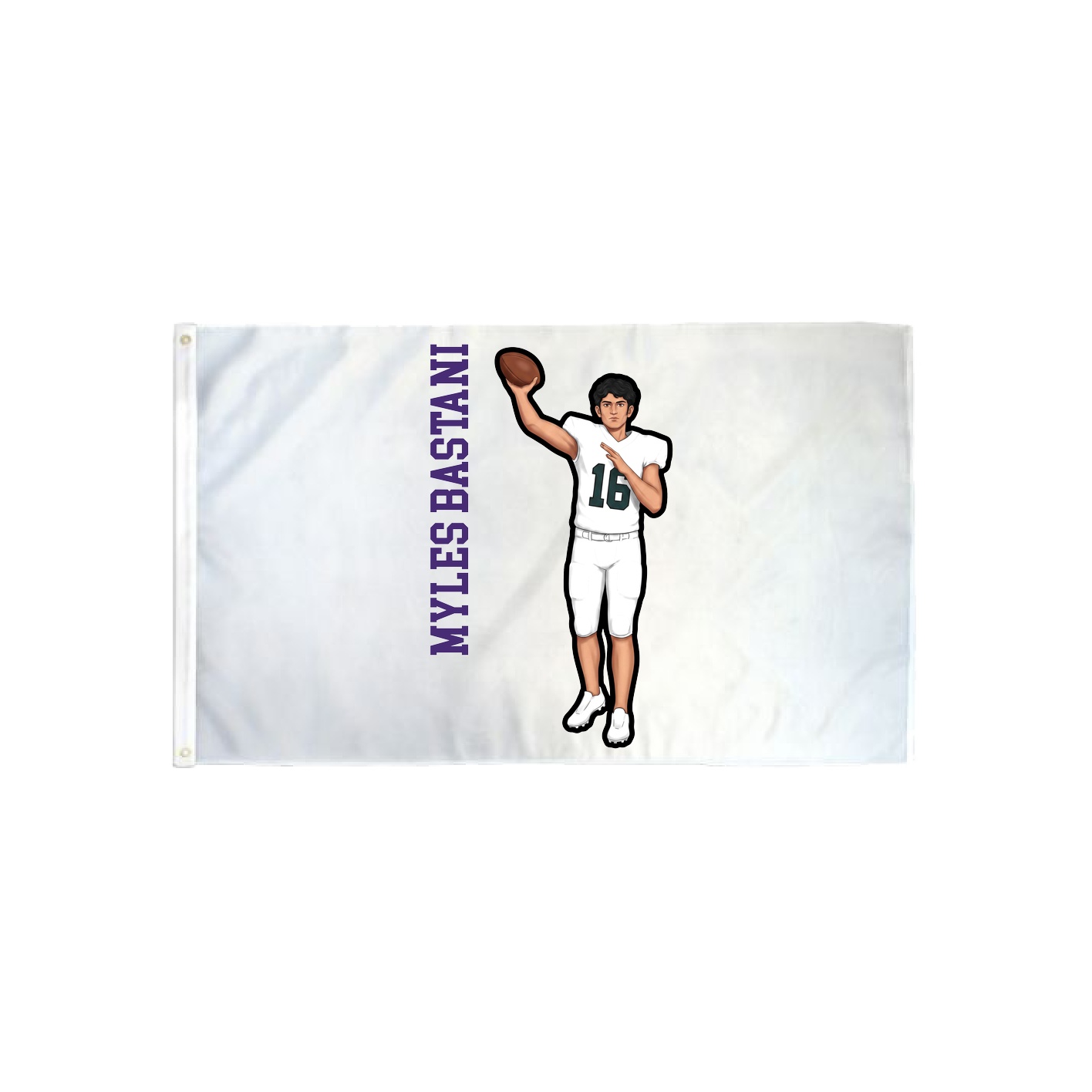 3x5 Flag — Name Vertical in Classic