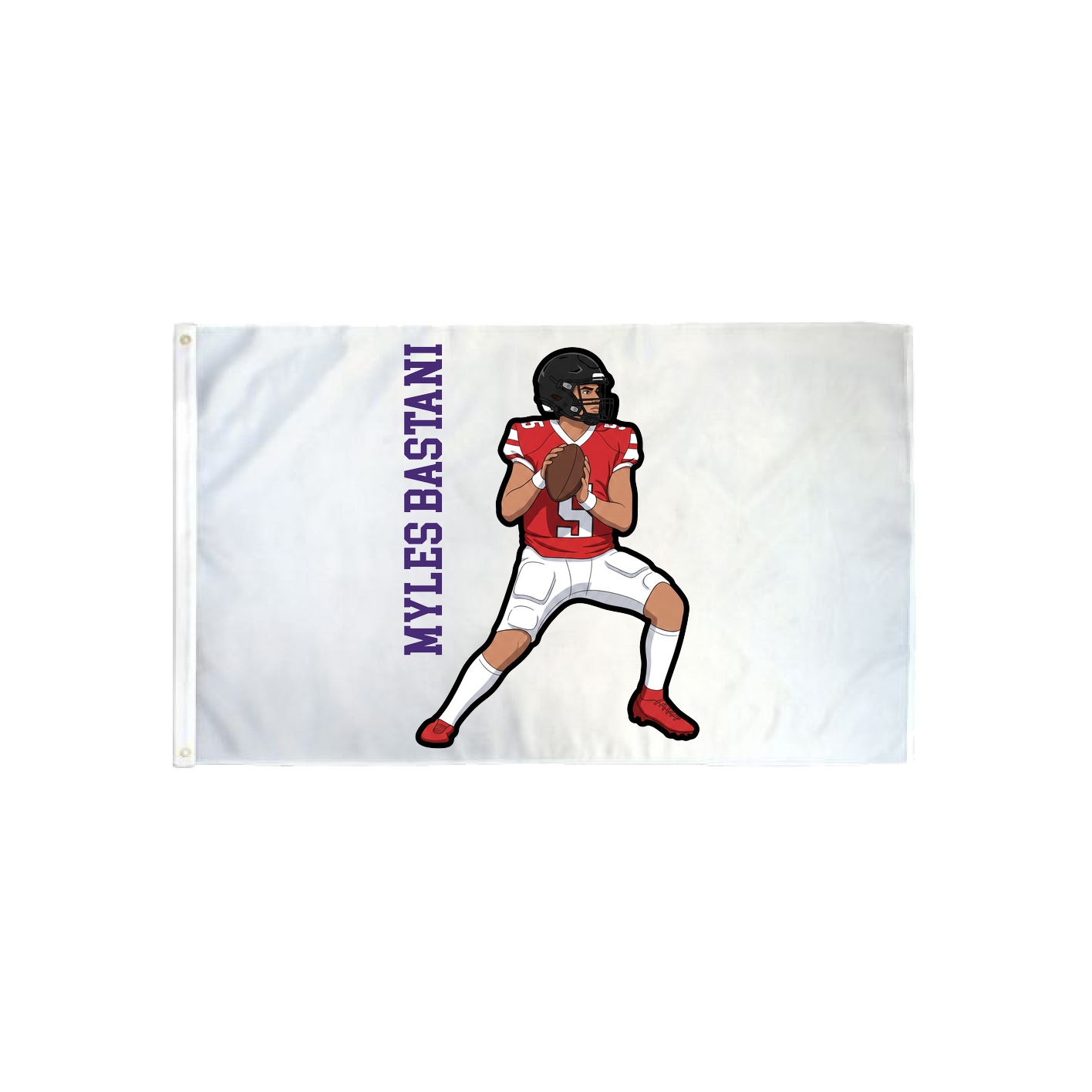 3x5 Flag — Name Vertical in Classic