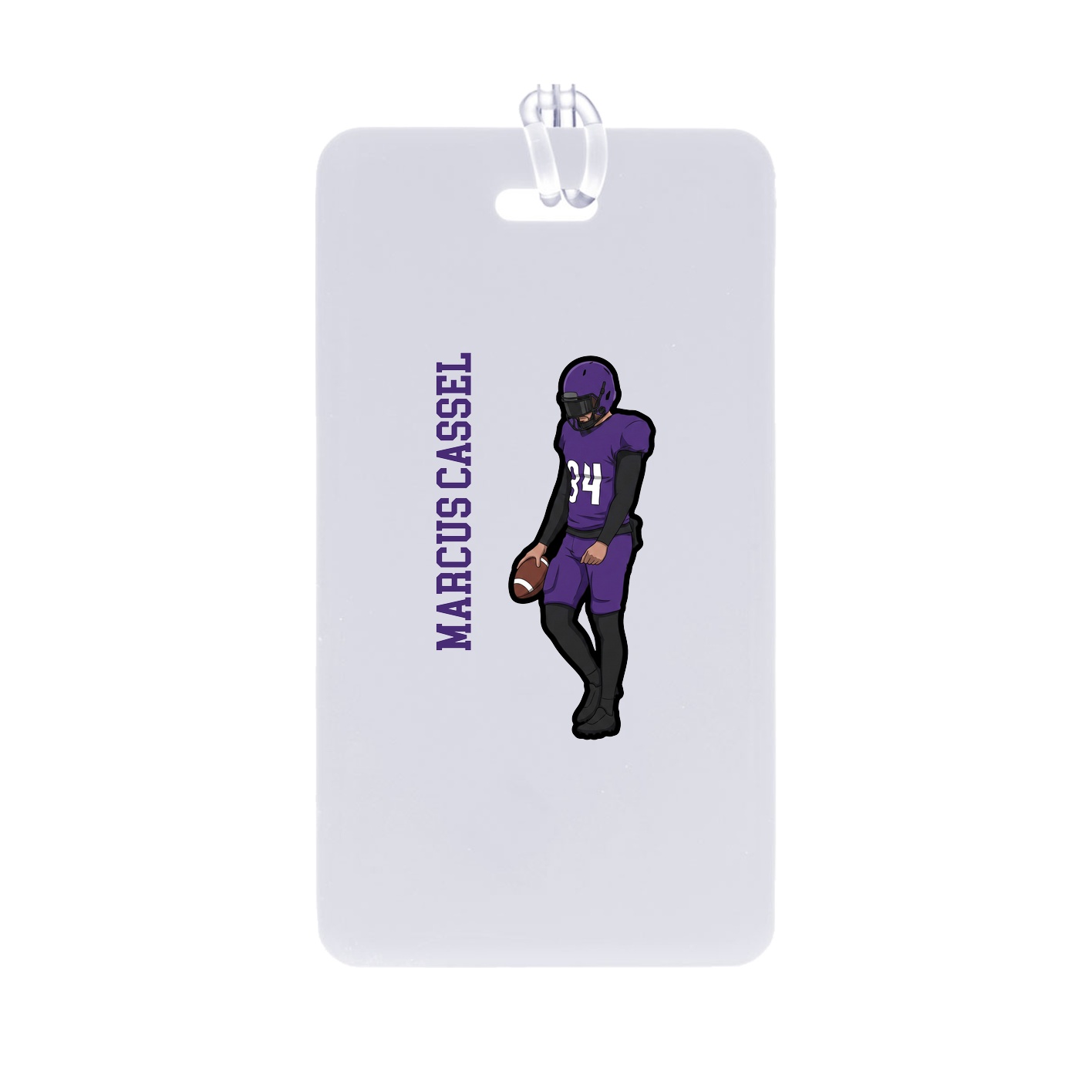Bag Tag — Name Vertical in Classic