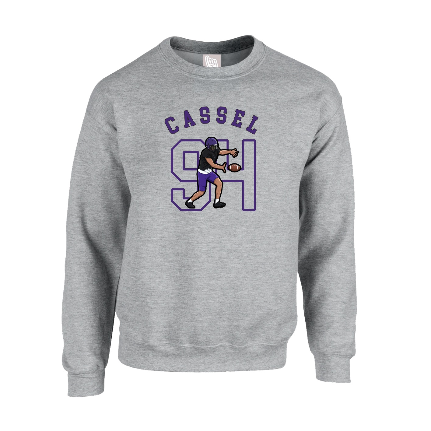 Fleece Crew — Shirsey Arch in Grey