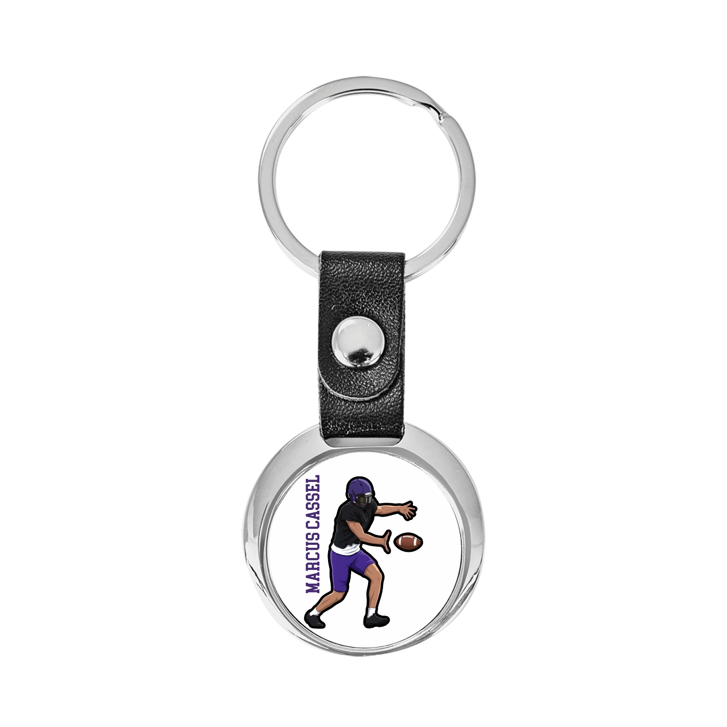 Key Chain — Name Vertical in Classic