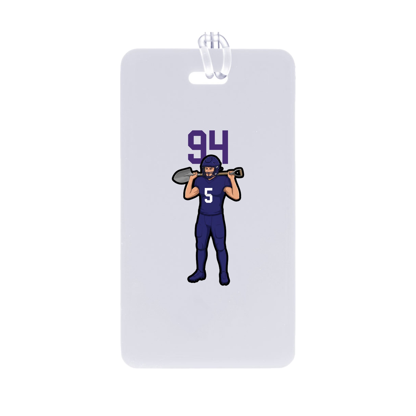 Bag Tag — Number Top in Classic