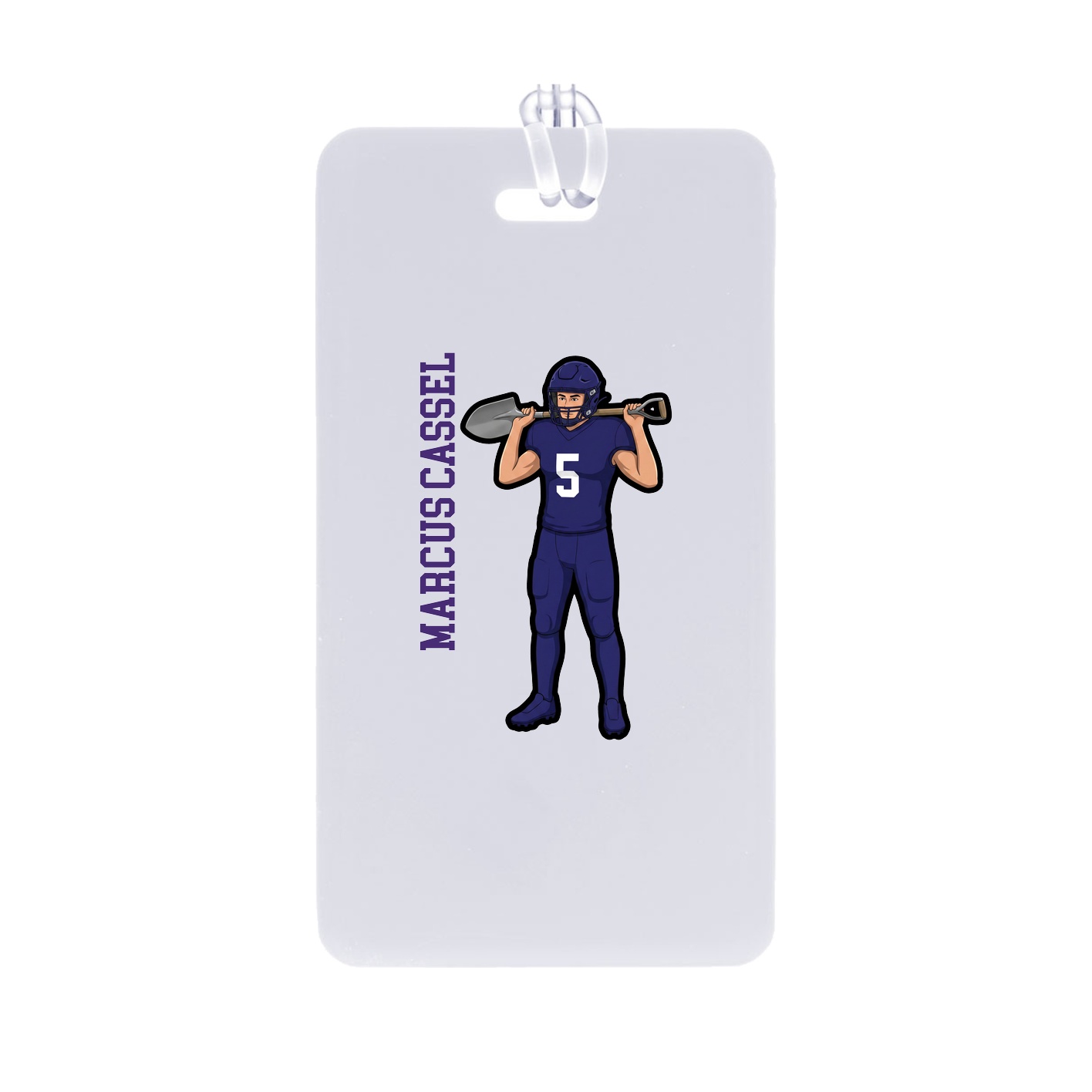 Bag Tag — Name Vertical in Classic