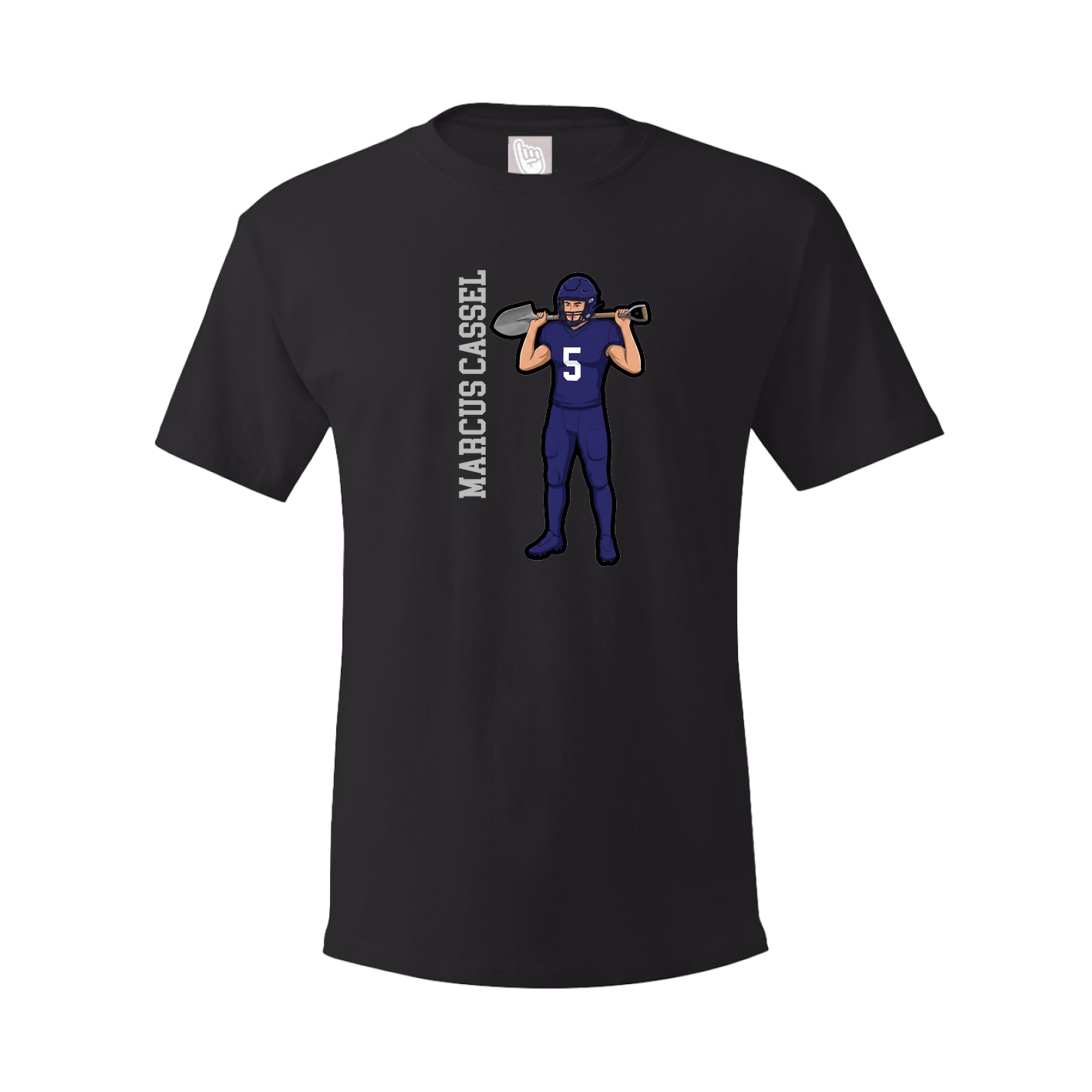 Tee — Name Vertical in Black