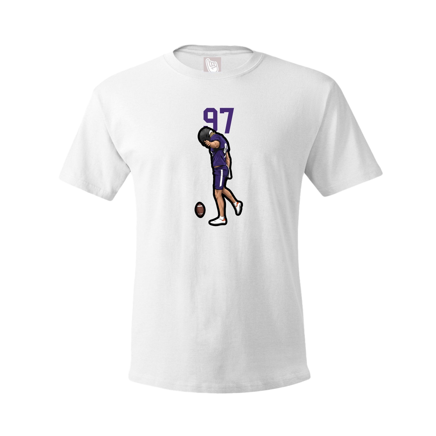 Tee — Number Top in White