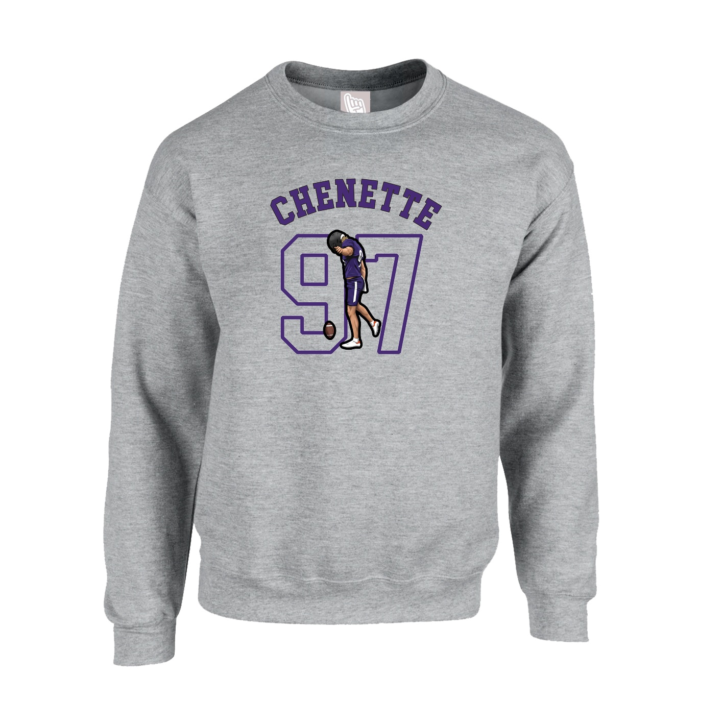 Fleece Crew — Shirsey Arch in Grey