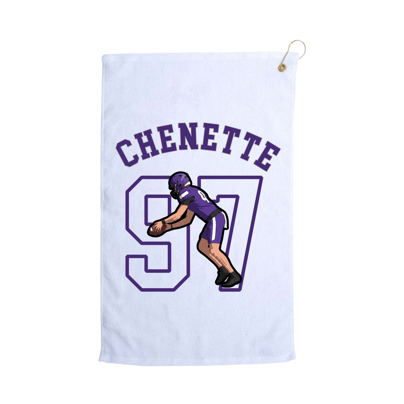 Golf Towel — Shirsey Arch in White