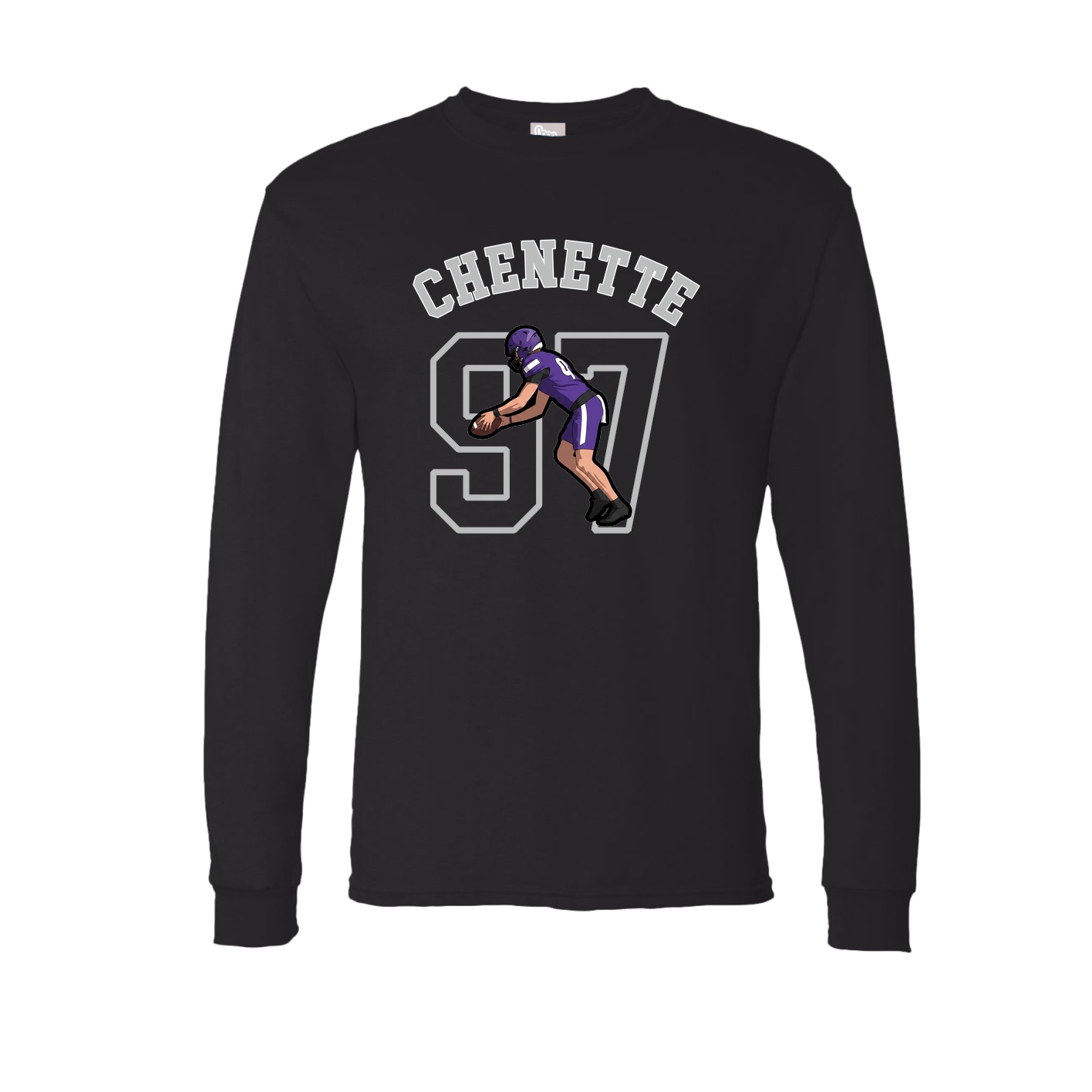 Long Sleeve Tee — Shirsey Arch in Black