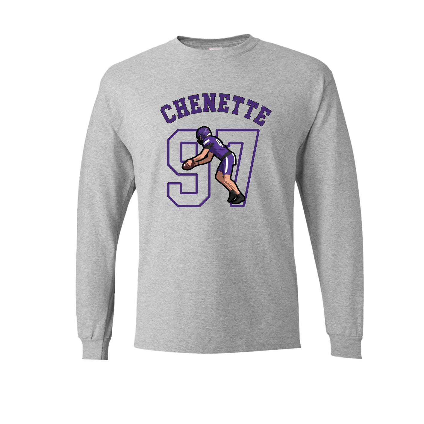 Long Sleeve Tee — Shirsey Arch in Grey