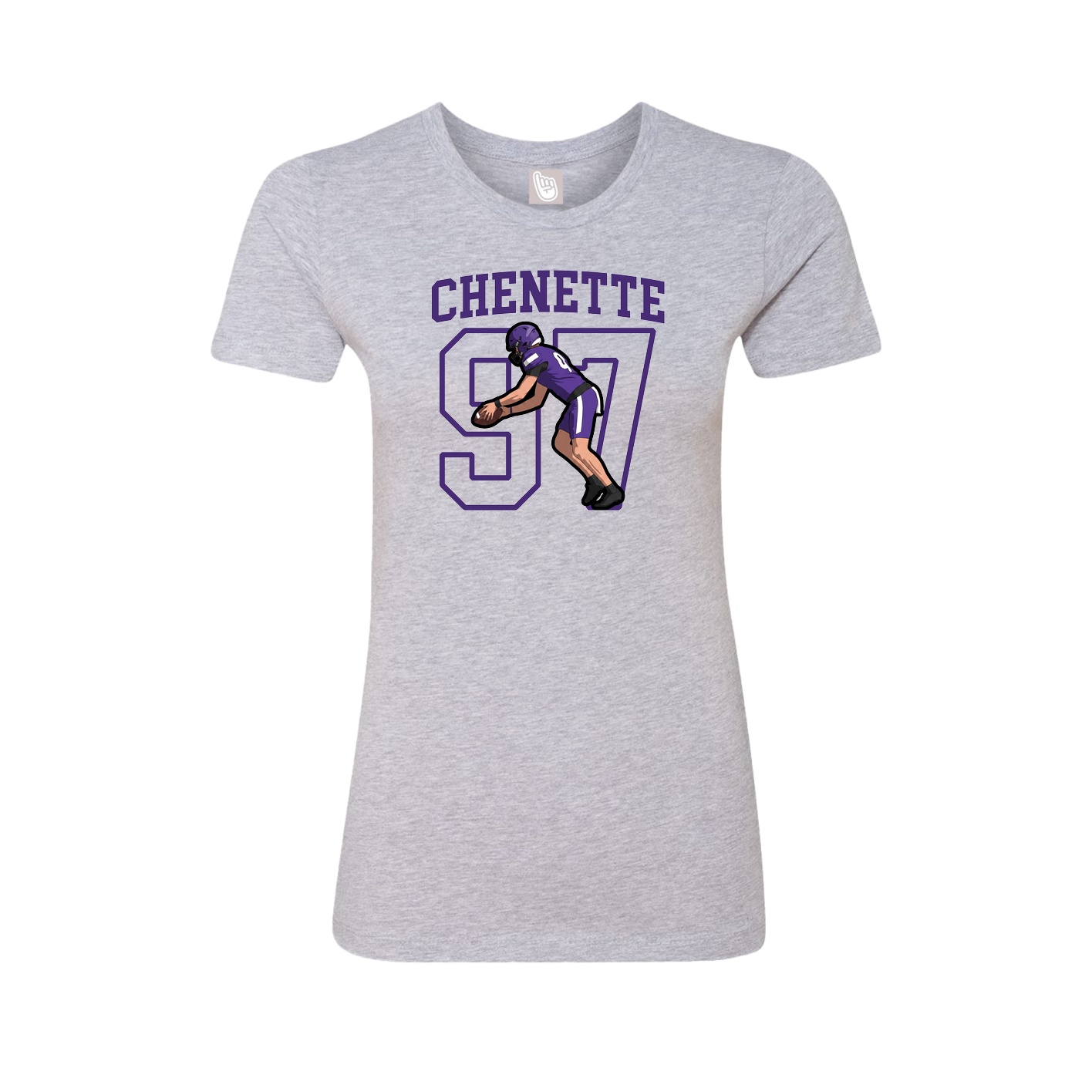 Fitted Women's Tee — Shirsey in Grey