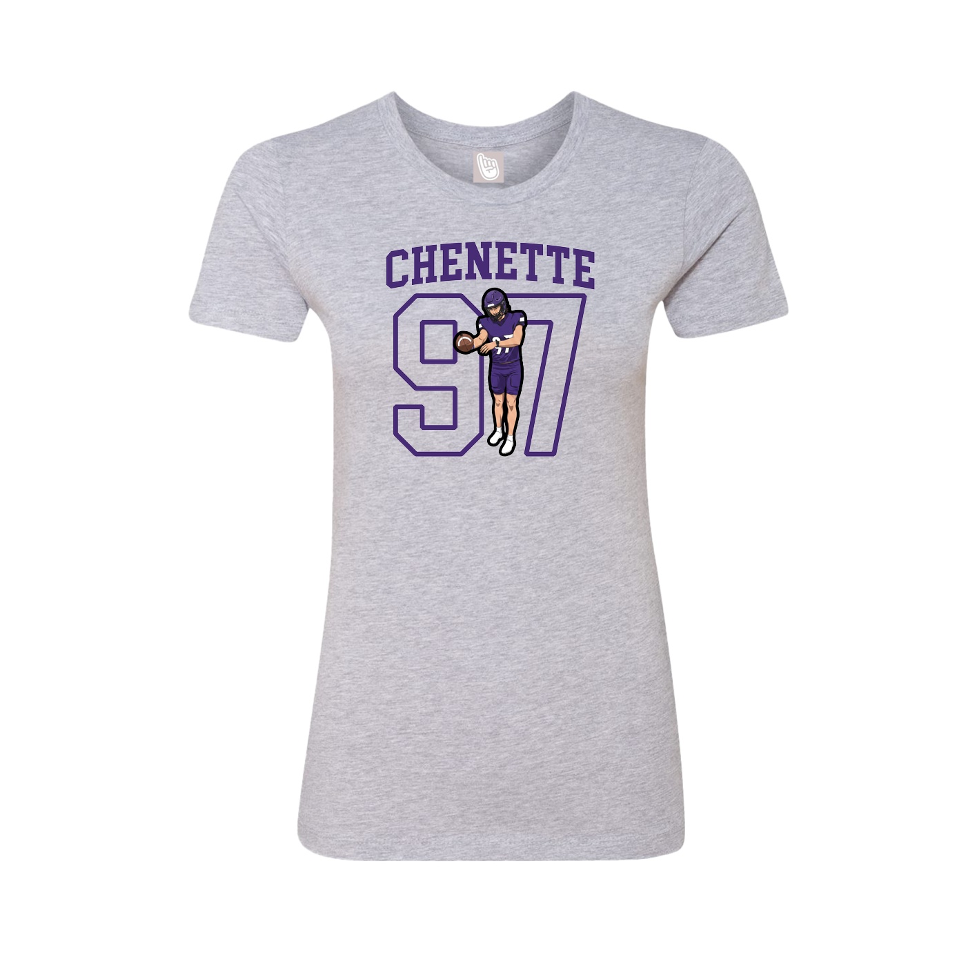 Fitted Women's Tee — Shirsey in Grey