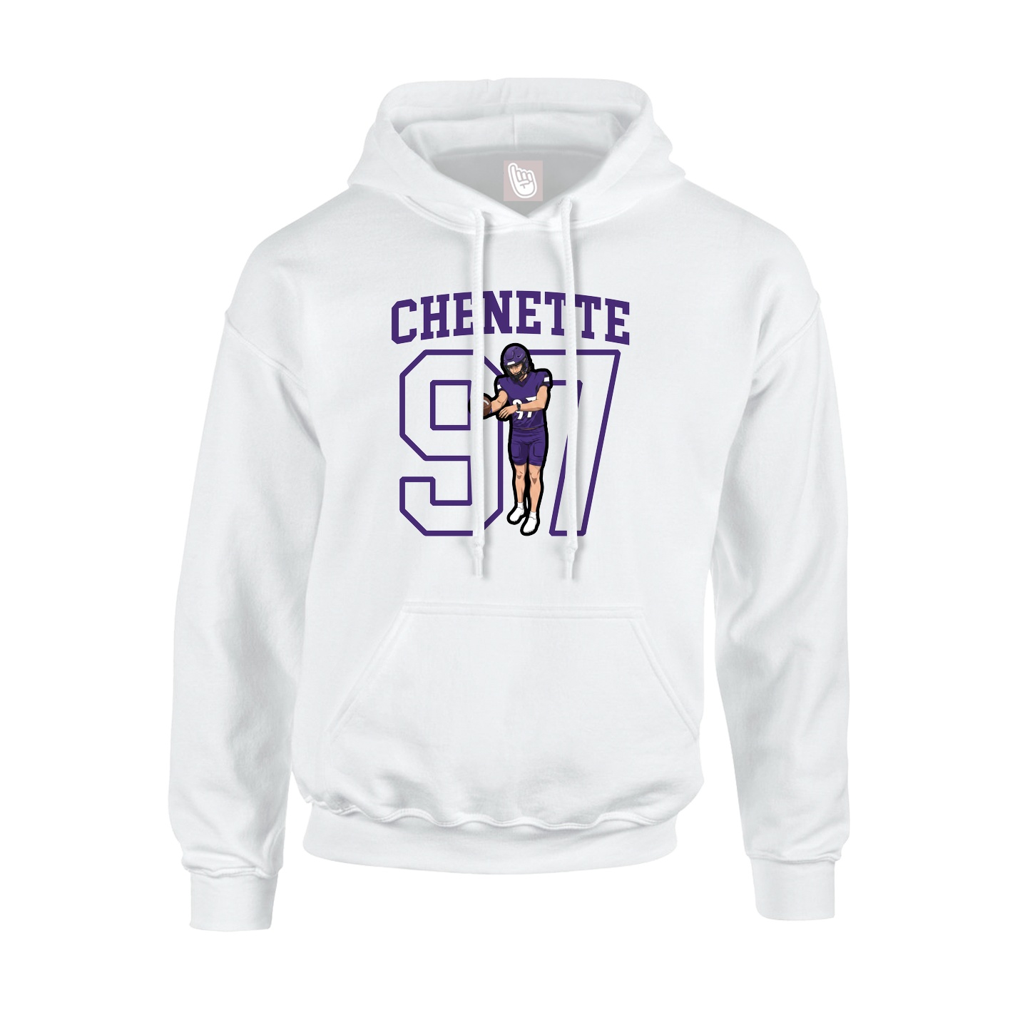 Youth Hoodie — Shirsey in White