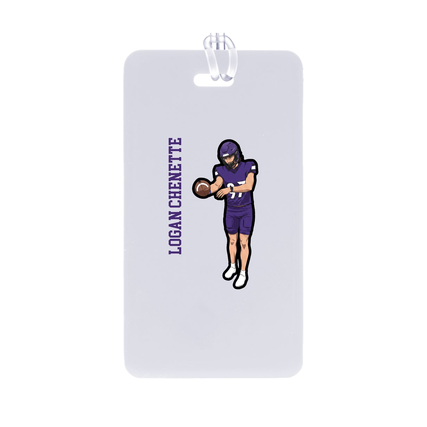 Bag Tag — Name Vertical in Classic