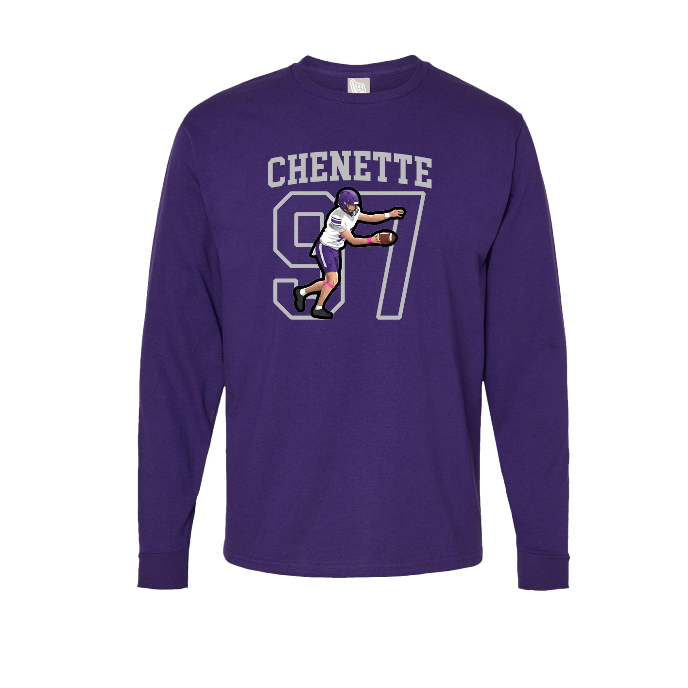 Long Sleeve Tee — Shirsey in Purple