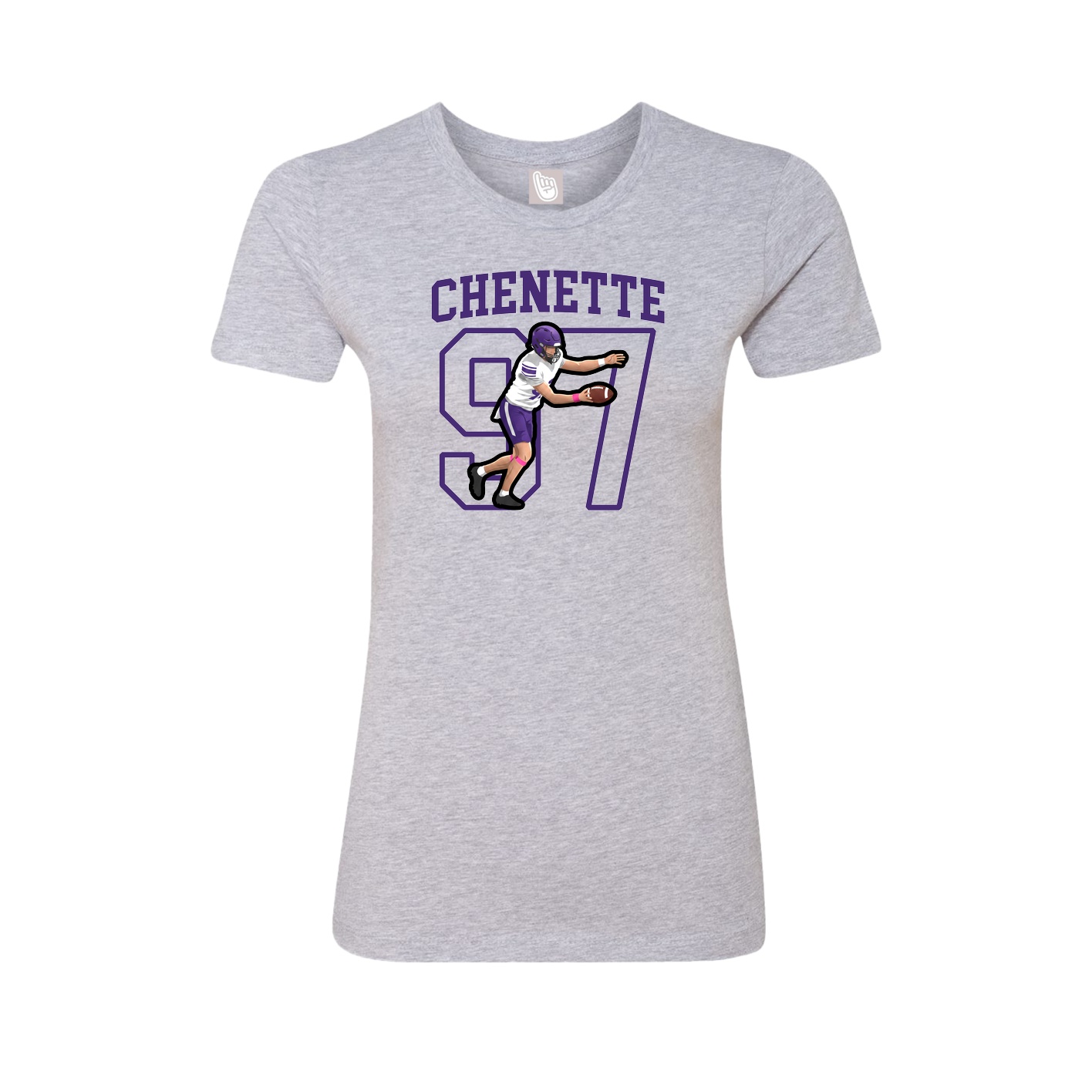 Fitted Women's Tee — Shirsey in Grey