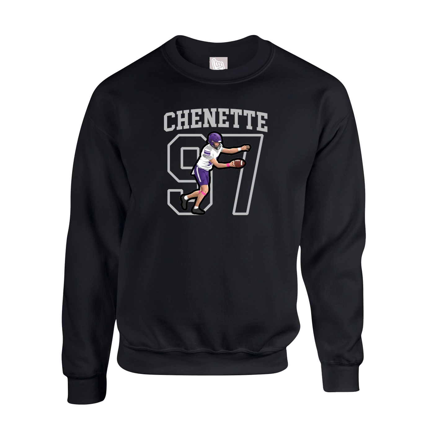 Fleece Crew — Shirsey in Black
