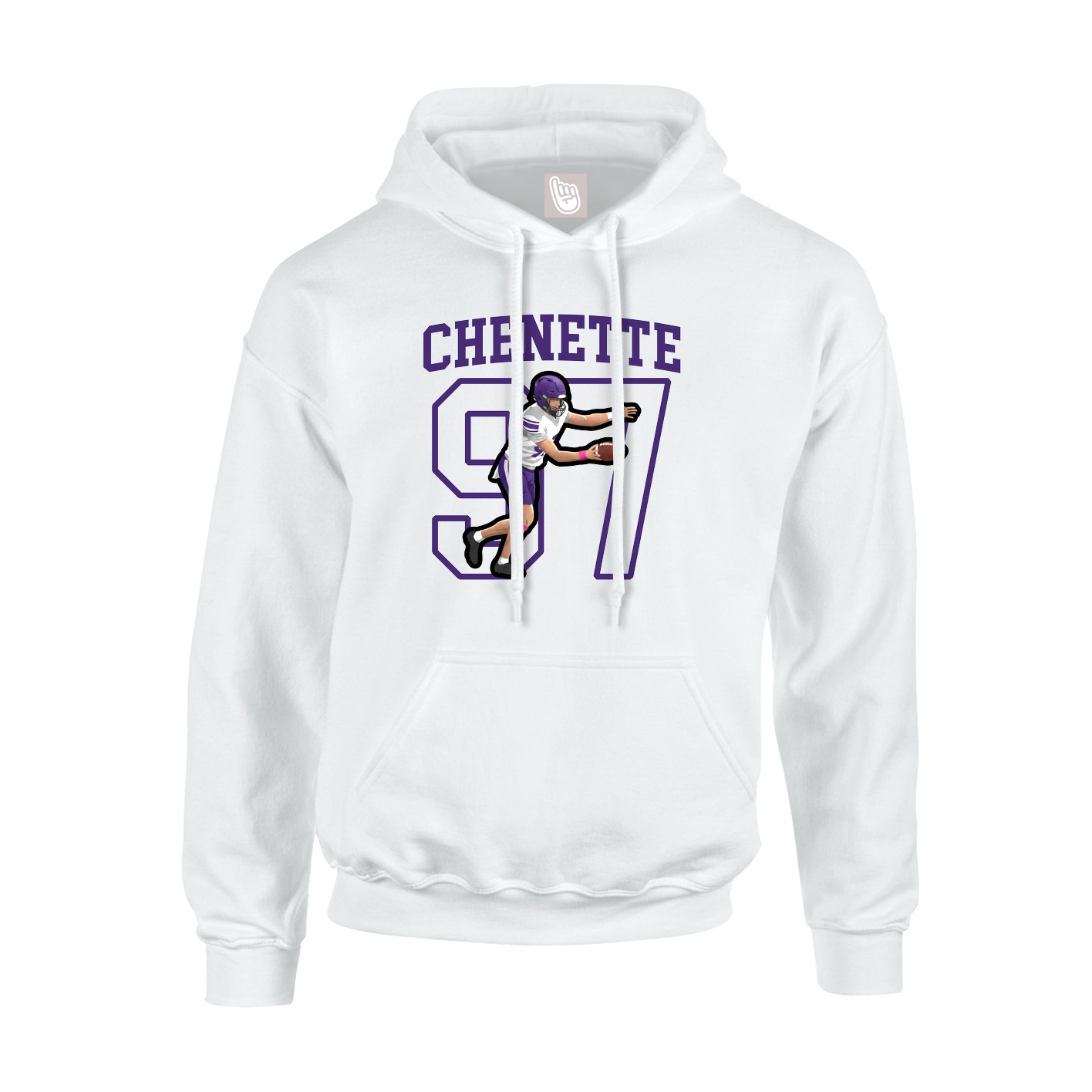 Youth Hoodie — Shirsey in White