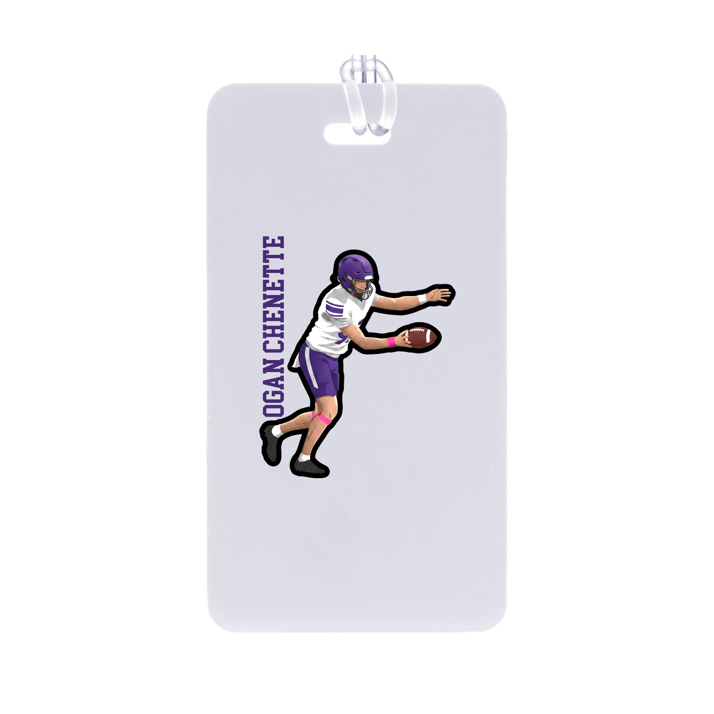 Bag Tag — Name Vertical in Classic