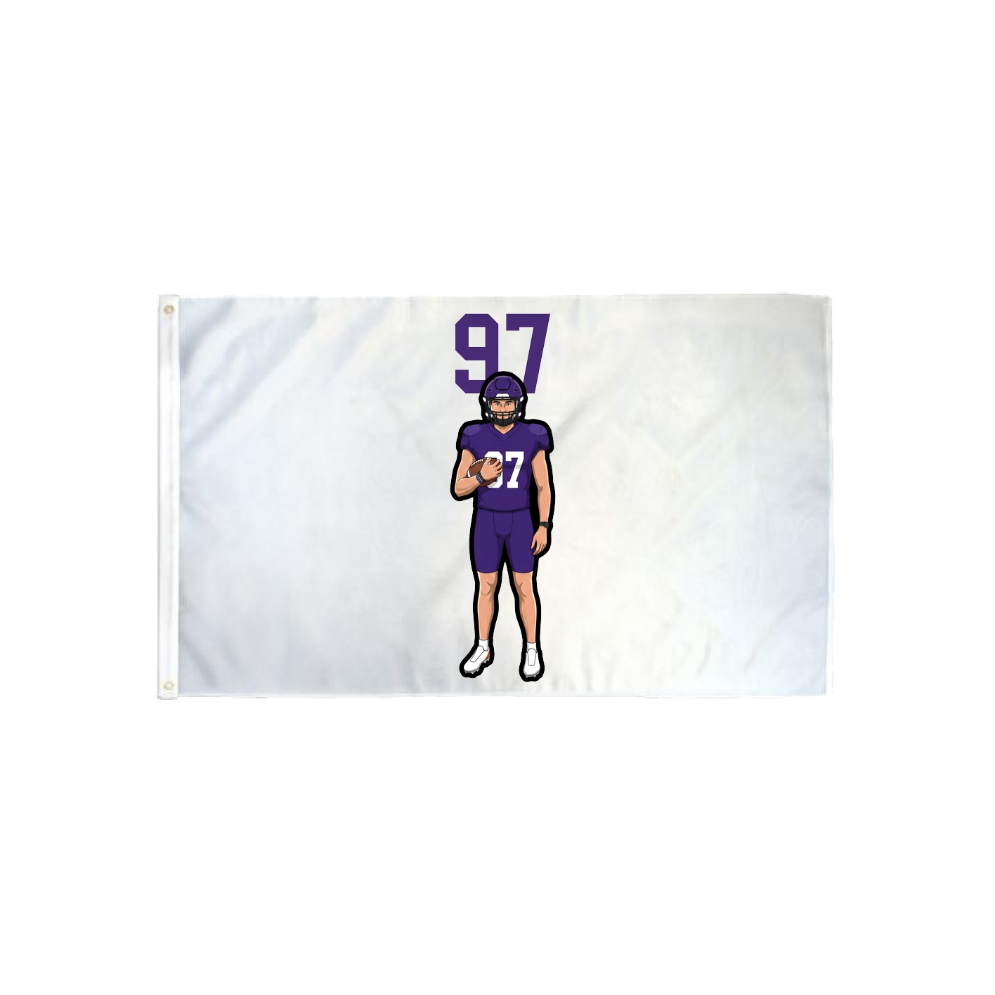3x5 Flag — Number Top in Classic