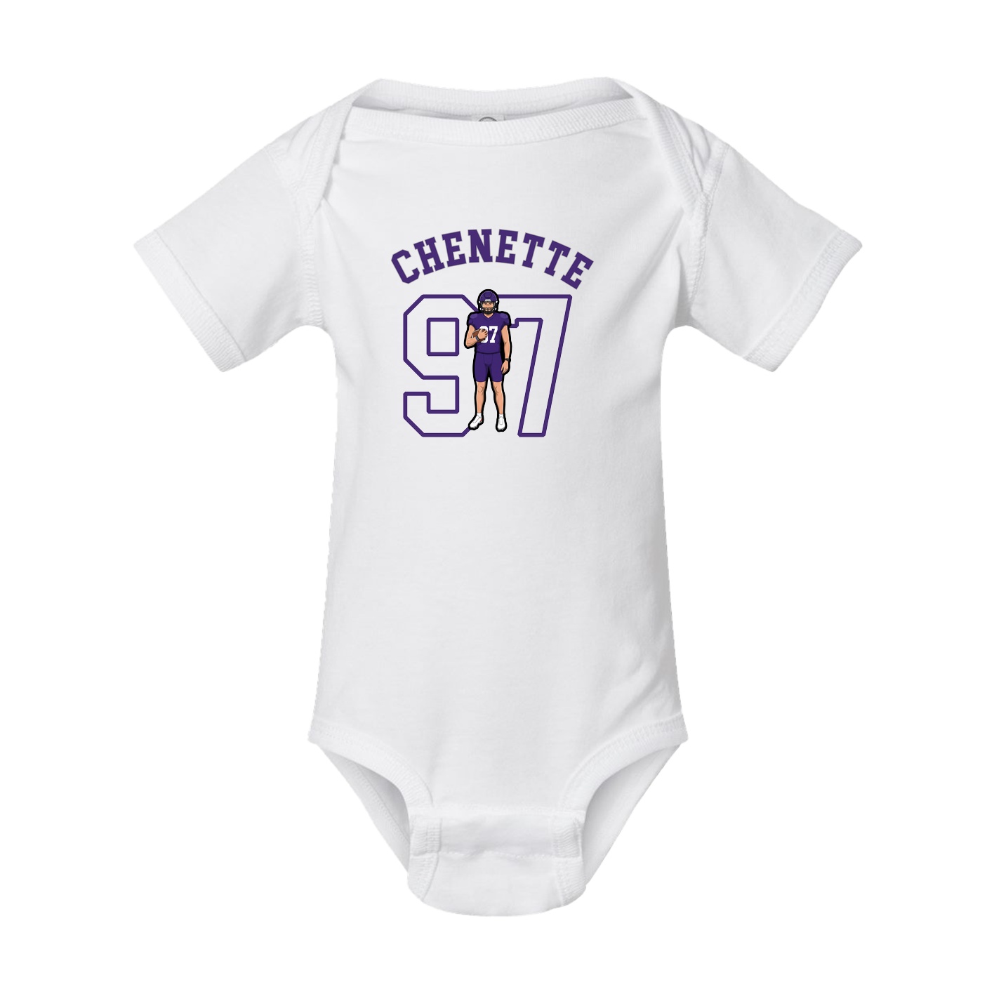 Baby Onesie — Shirsey Arch in White