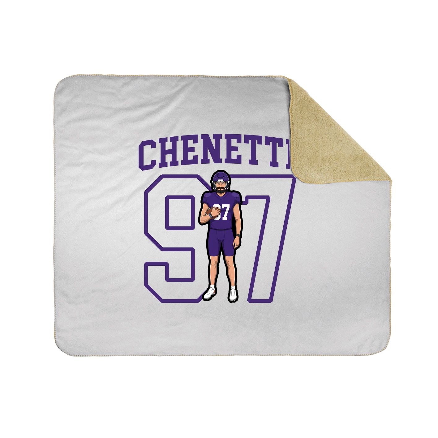 Throw Blanket — Shirsey in White