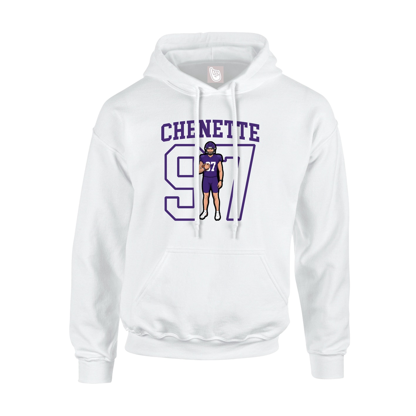 Hoodie — Shirsey in White
