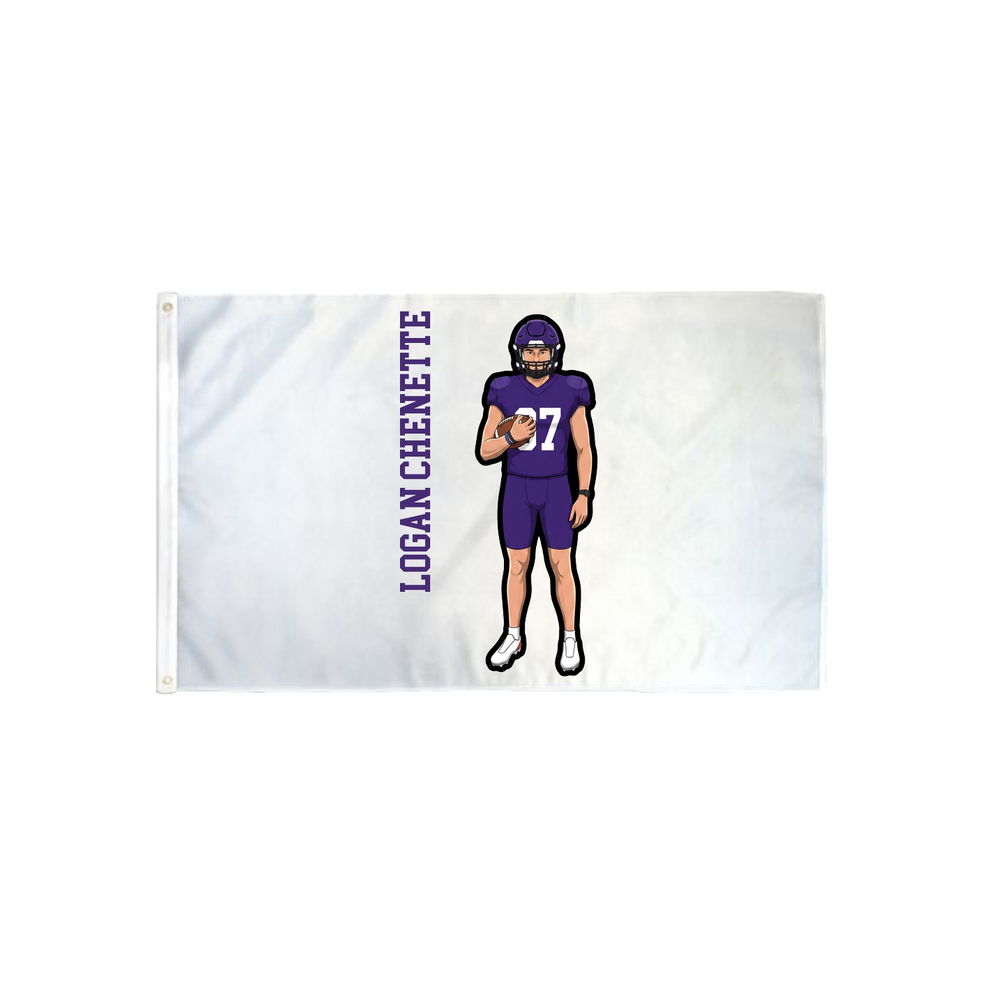 3x5 Flag — Name Vertical in Classic