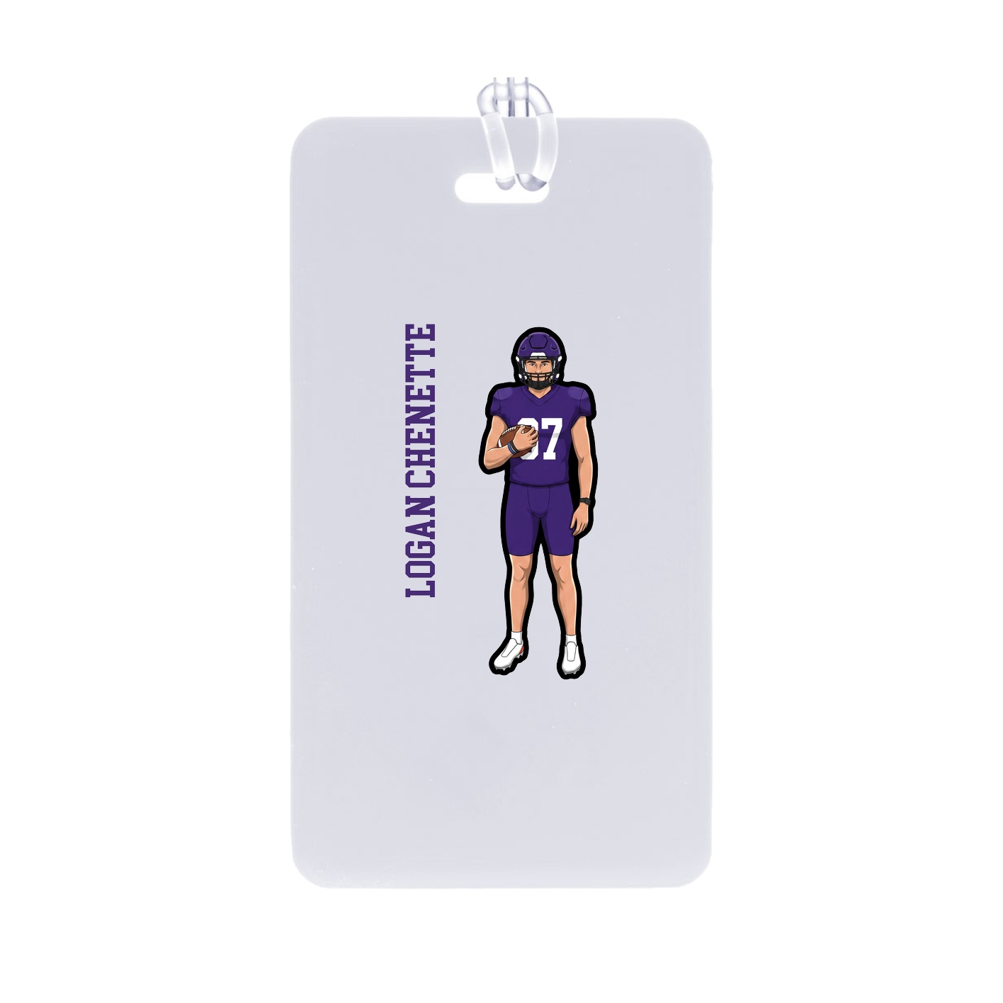 Bag Tag — Name Vertical in Classic
