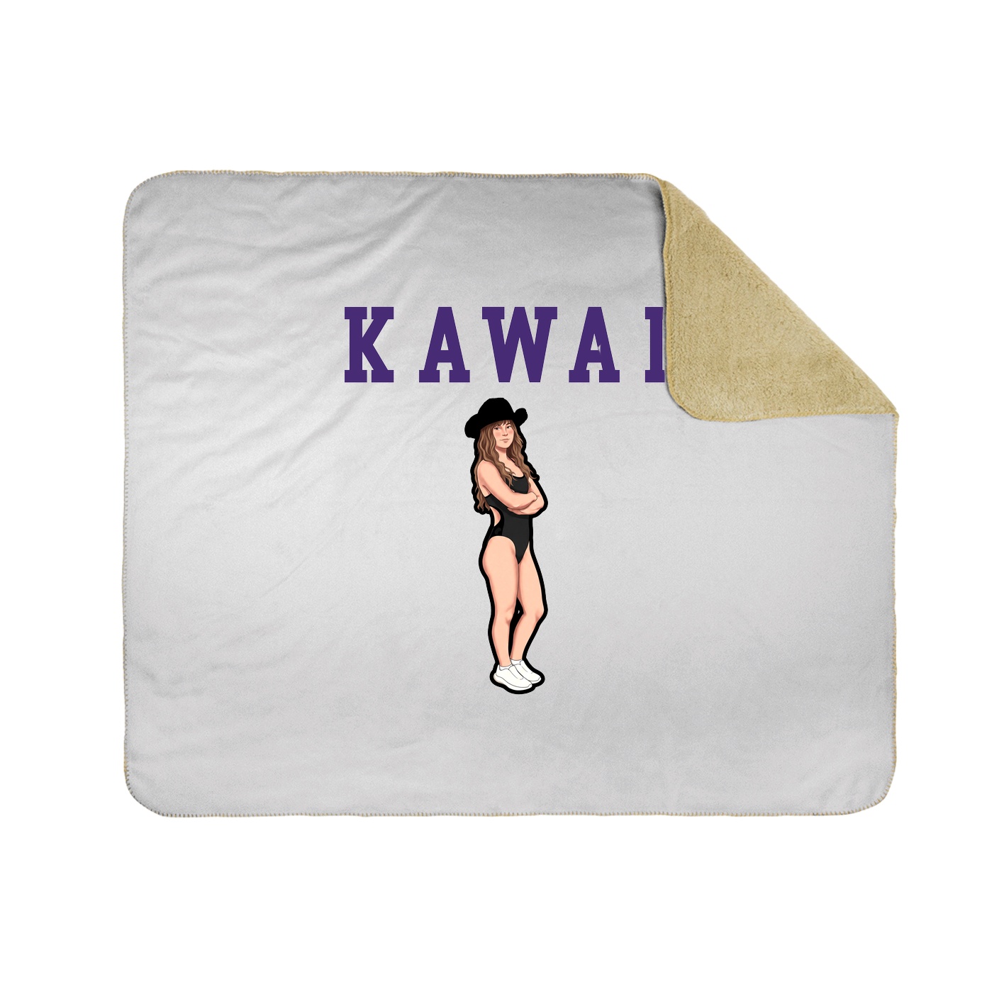 Throw Blanket — Shirsey in White