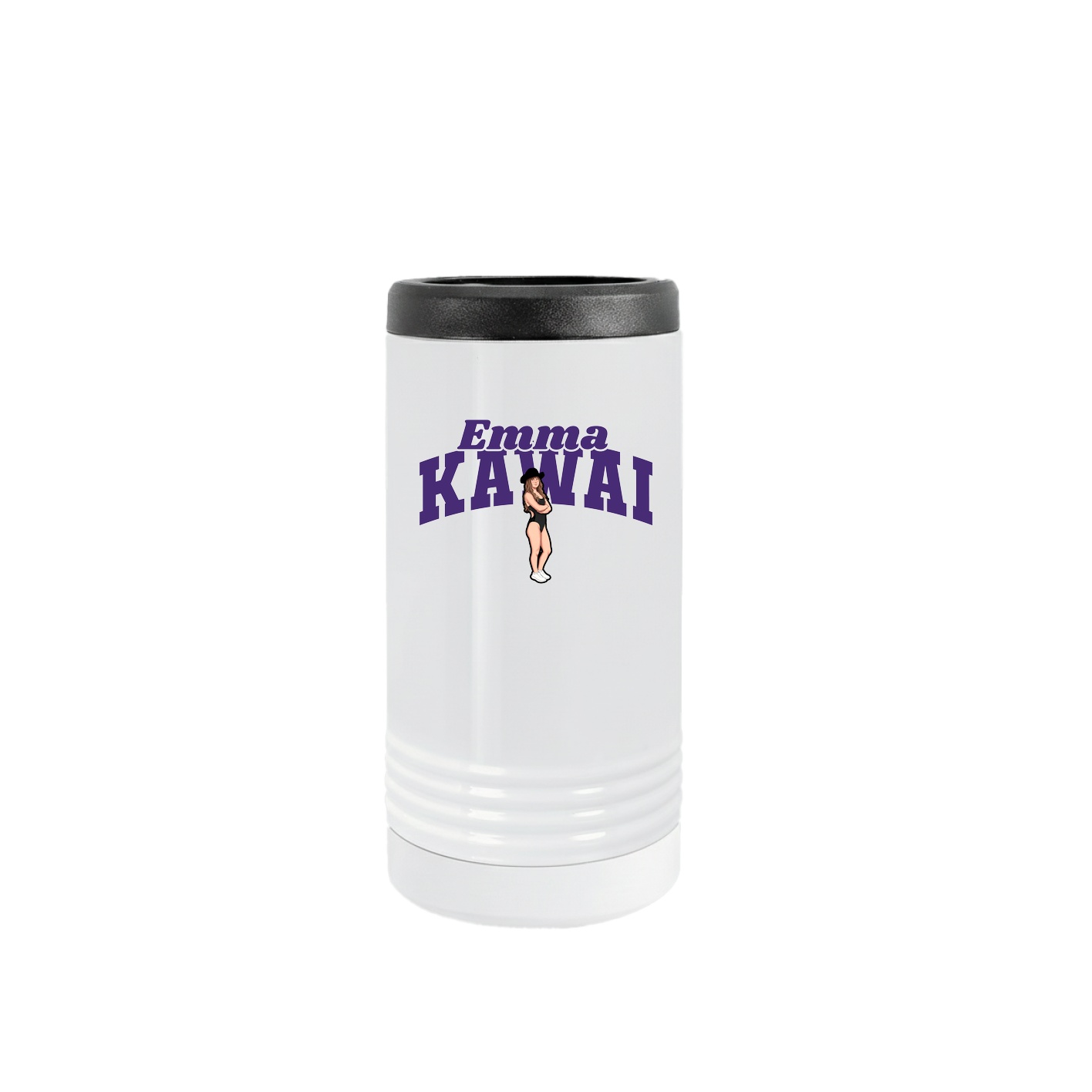 Slim Beverage Holder — Signature Arch in White