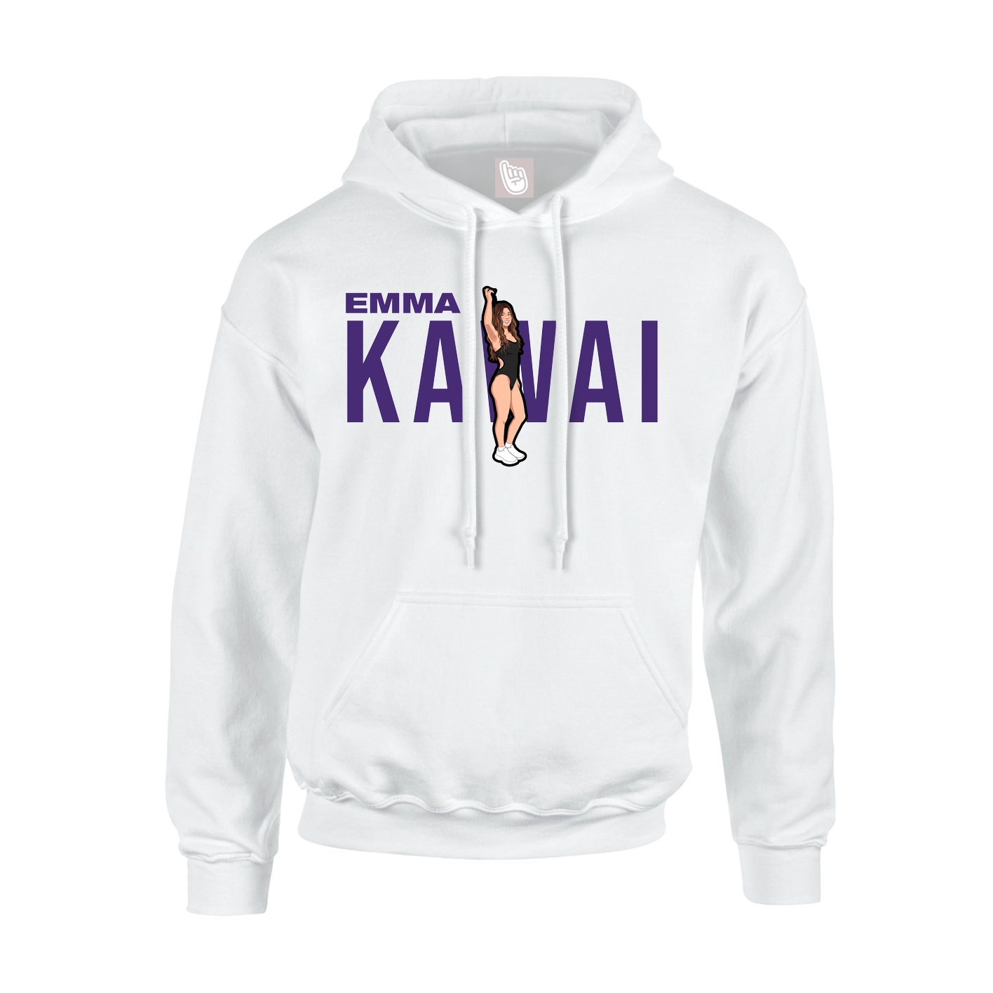 Hoodie — Player Name in White