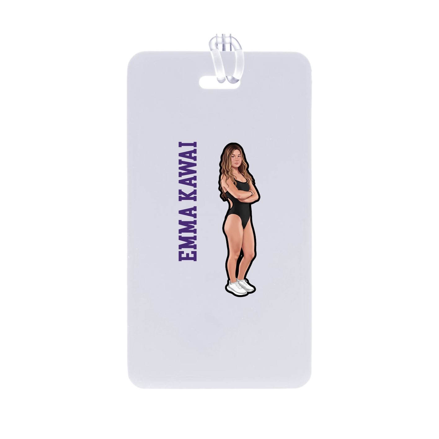 Bag Tag — Name Vertical in Classic
