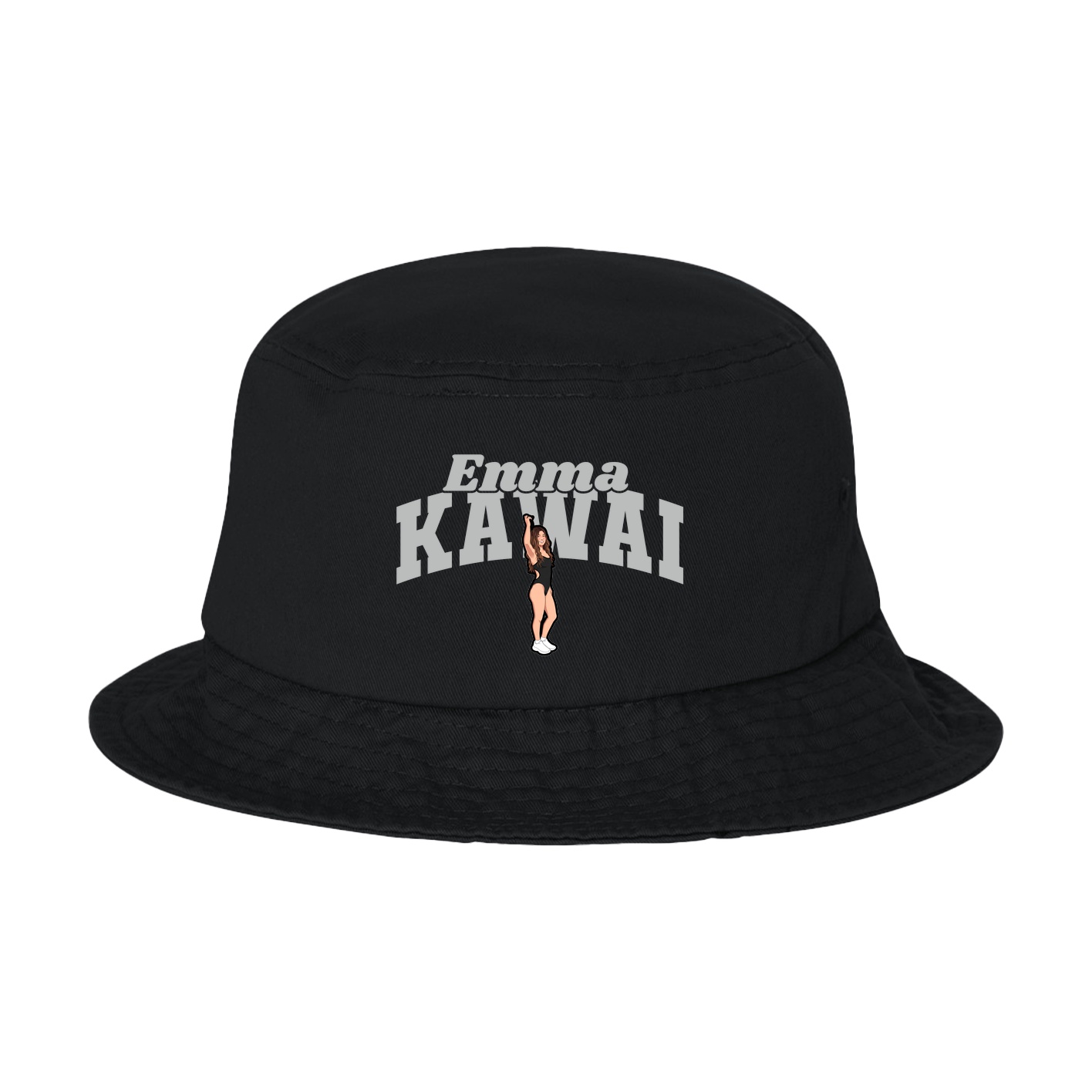 Bucket Cap — Signature Arch in Black