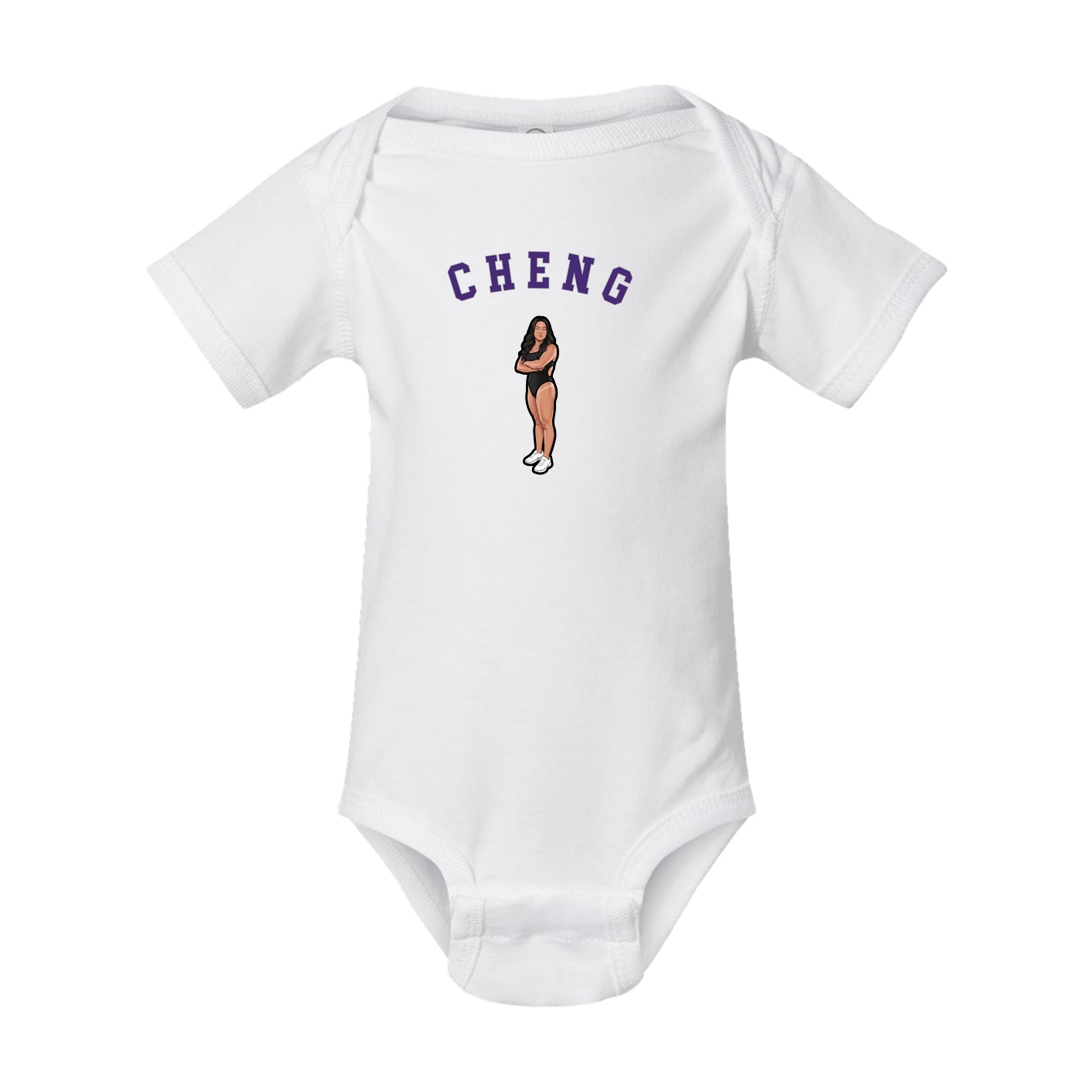 Baby Onesie — Shirsey Arch in White