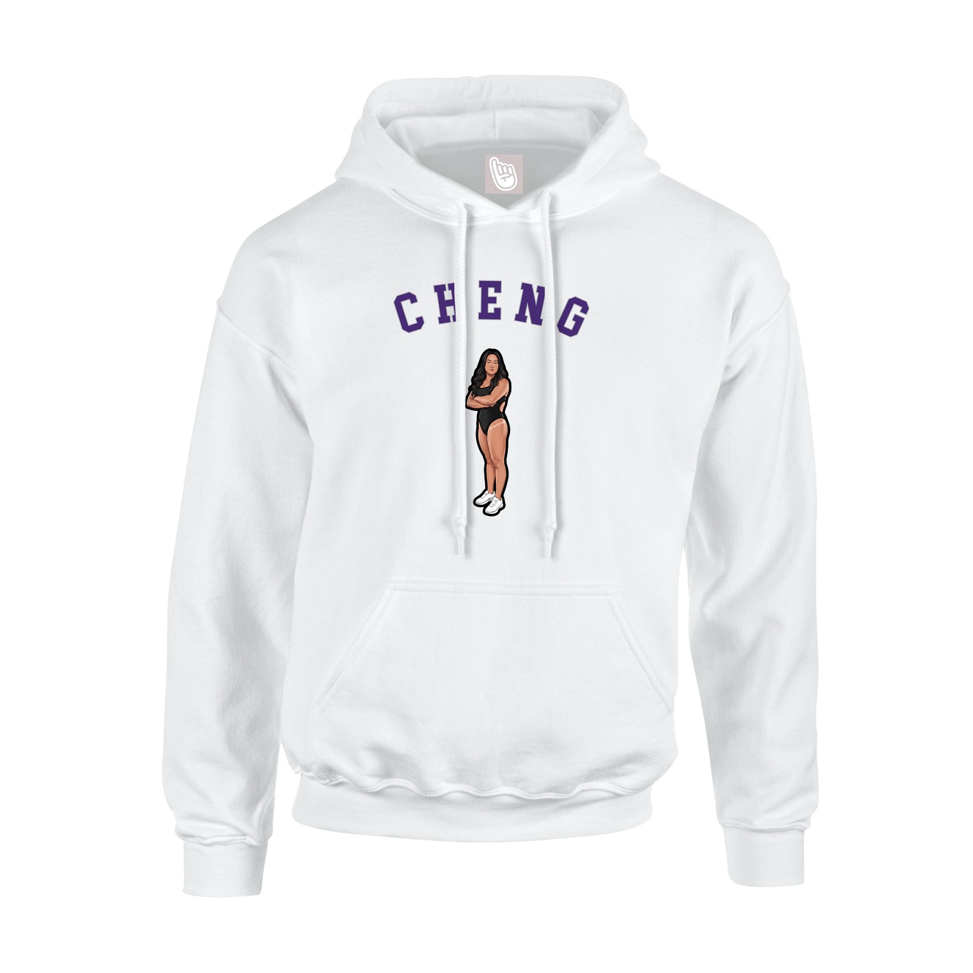 Youth Hoodie — Shirsey Arch in White