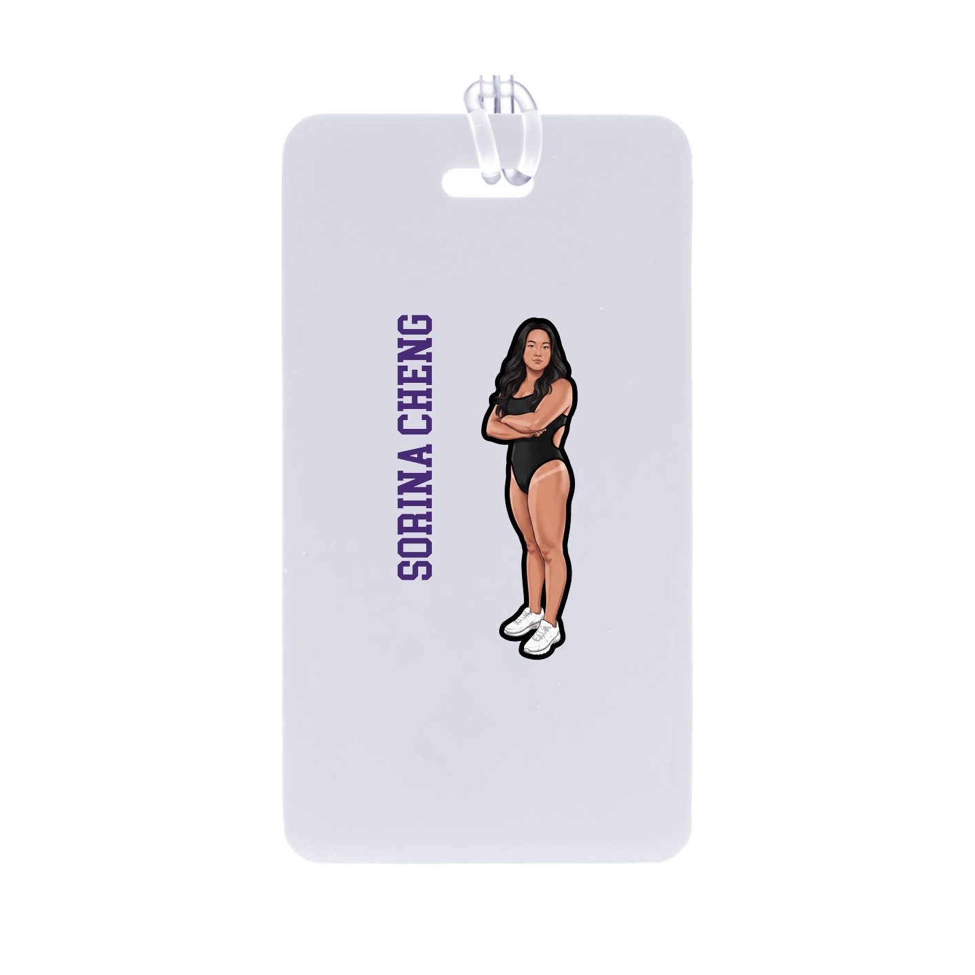 Bag Tag — Name Vertical in Classic